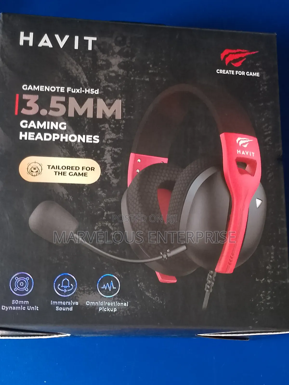 Havit Game Note Fuxi-H5d 3.5nm Gameing Head Phone.