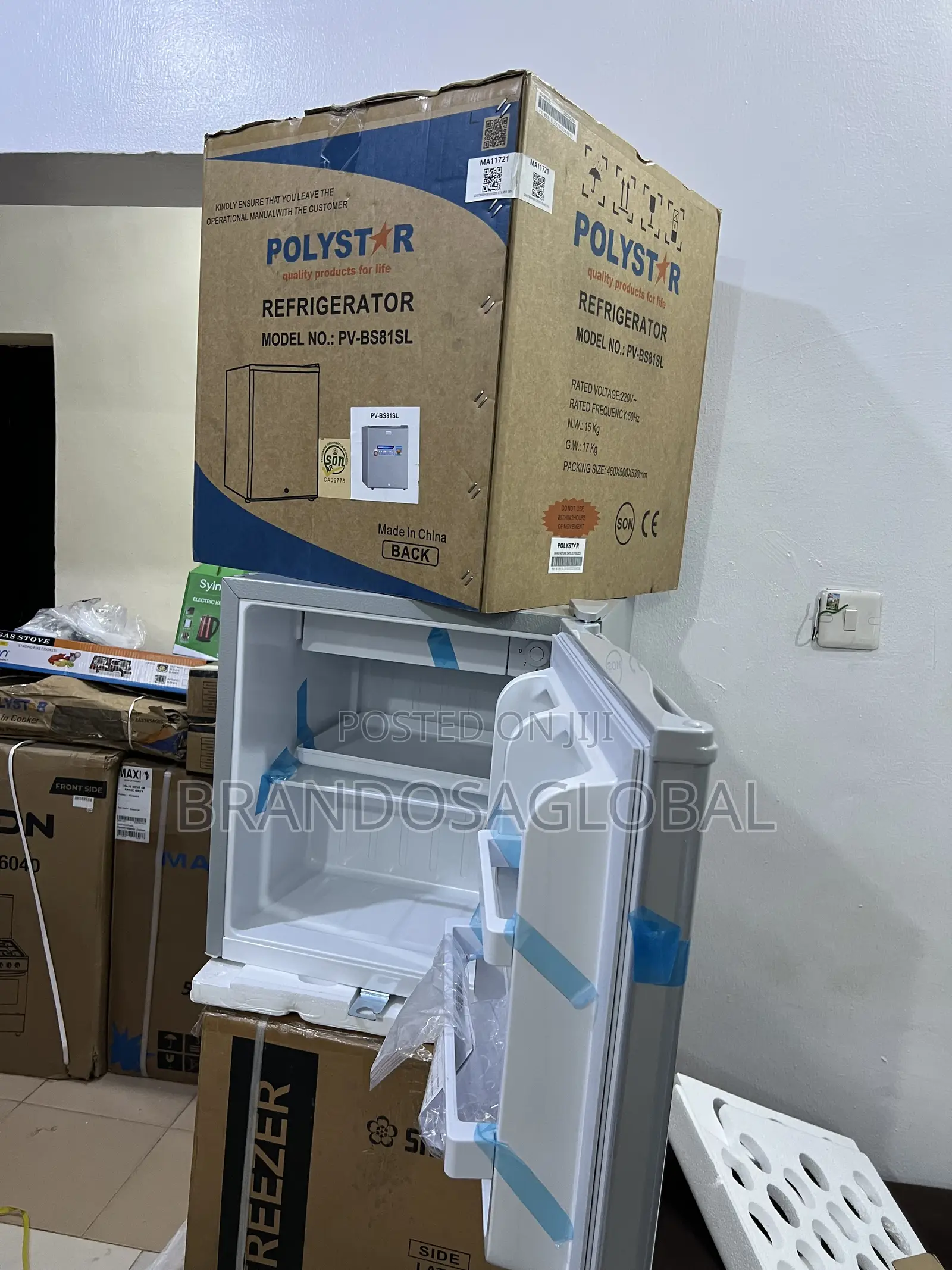 Polystar 45 Litres Pv-Bs81sl Mini Fridge for Offices