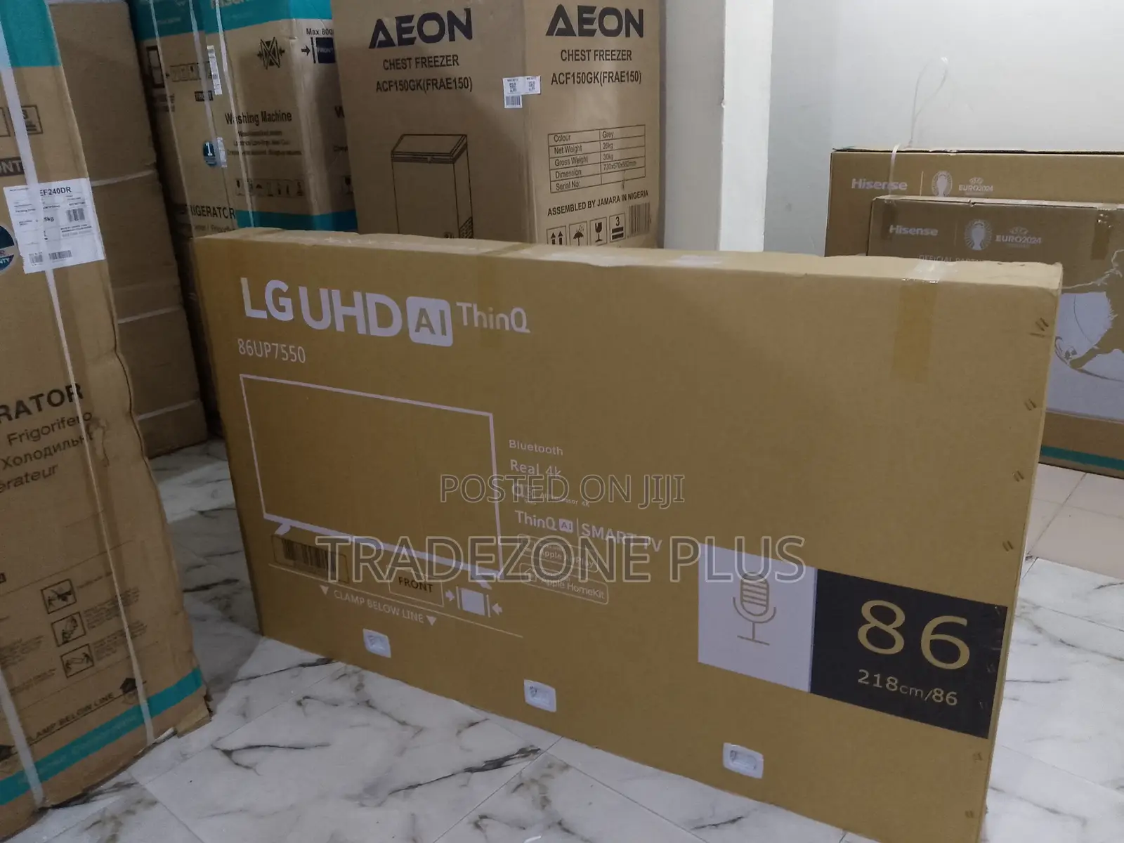 “Bring the Cinema Home —Lg 86 Inches of Brilliance.”