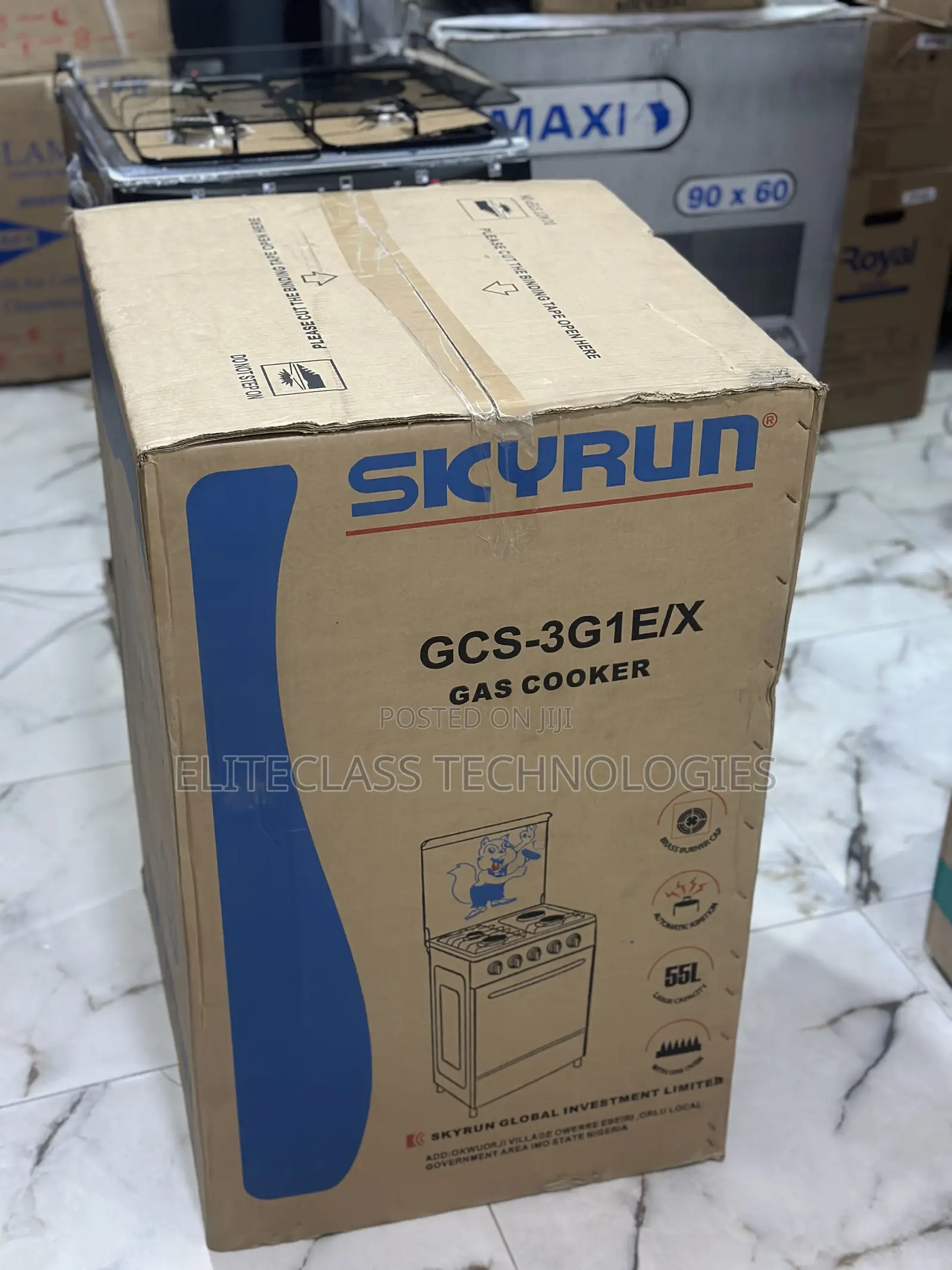 Skyrun Combination Gas and Electric Cooker (Gcs-3g1e/X)