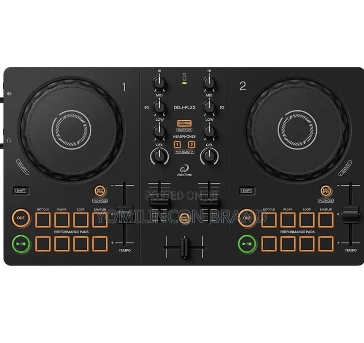 Pioneer Dj Alphatheta DDJ-Flx2 Compact 2-Channel Dj Controller