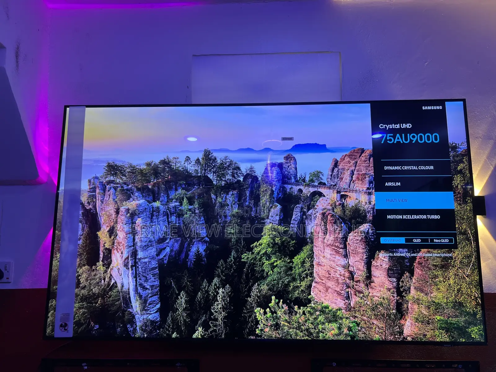 Samsung 75inches Crystal Uhd Smart Tv 2022 Model