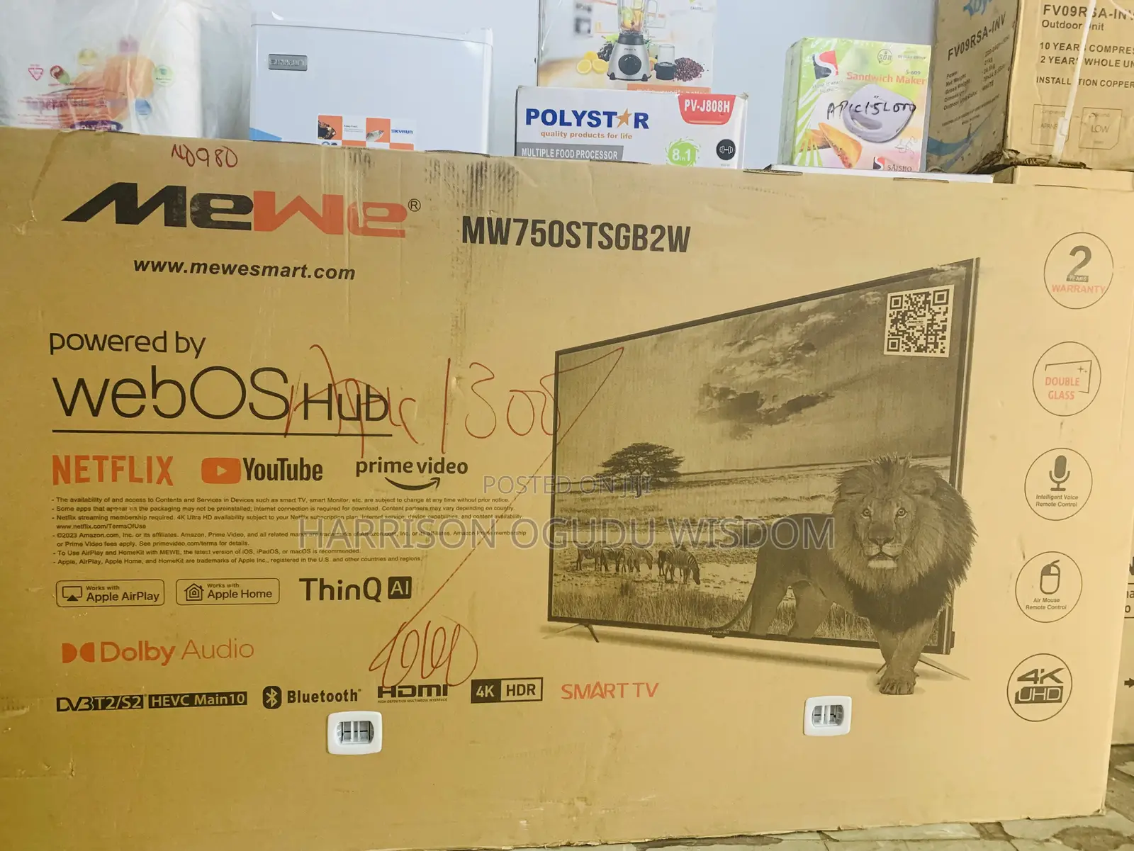 Original Mewe Double Screen Tv Available