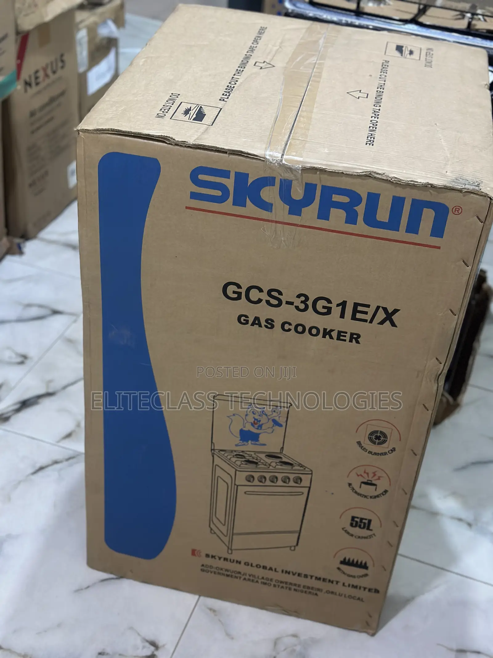 Skyrun Cooker With Single Electric Plate (Gcs-3g1e/X)