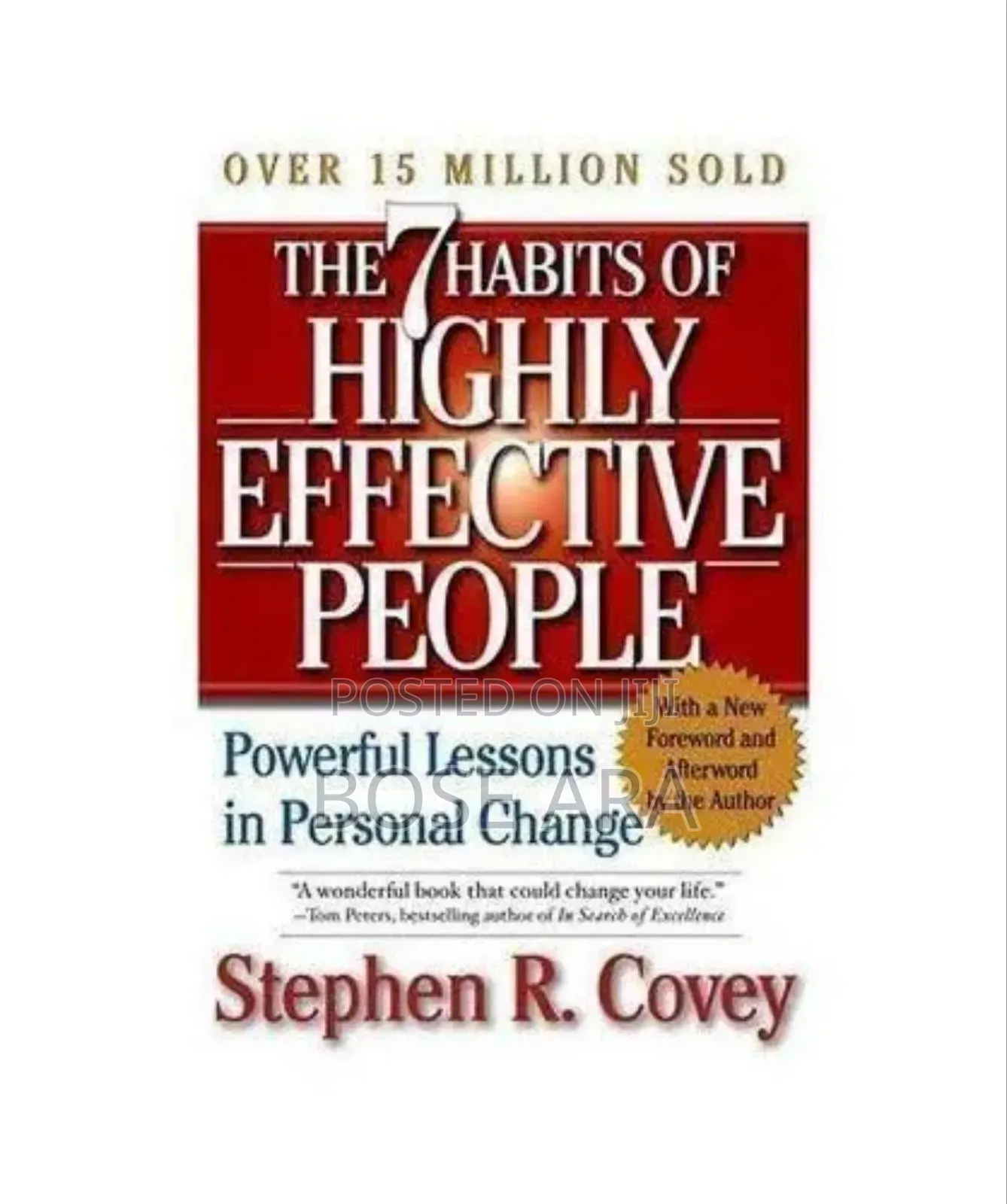 The 7 Habits of Highly Effective People by Stephen R Covey