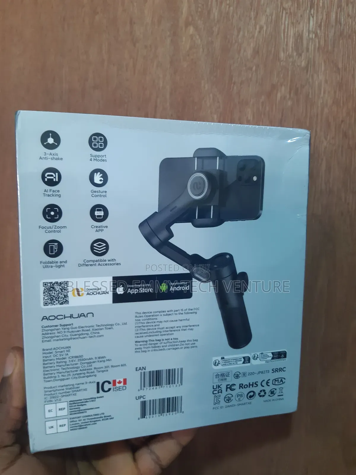 Gimbal Stabilizer Don Smartphone, 3-axis Phone Gimbal