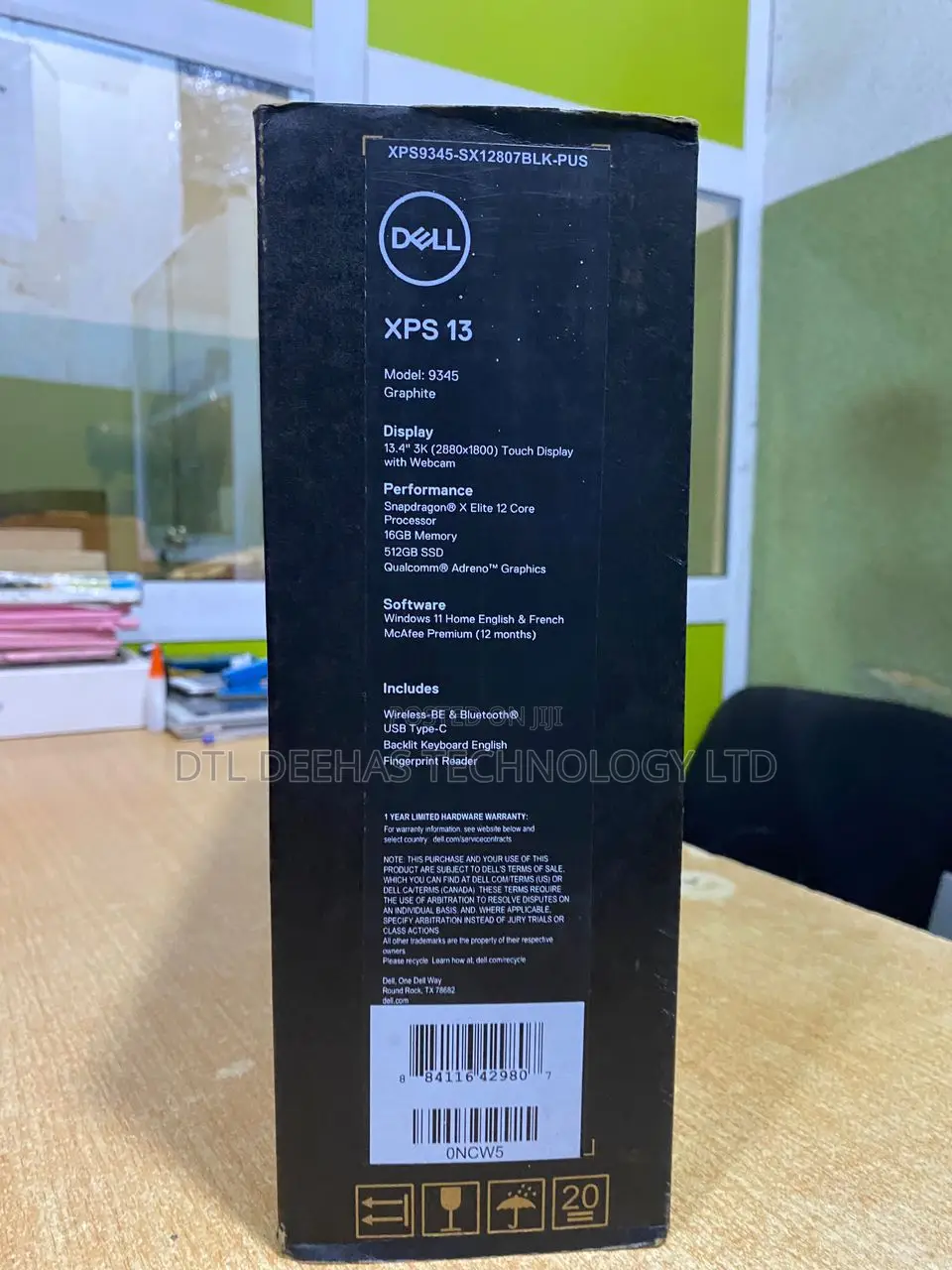 New Laptop Dell XPS 13 16GB Qualcomm Snapdragon X Elite SSD 512GB