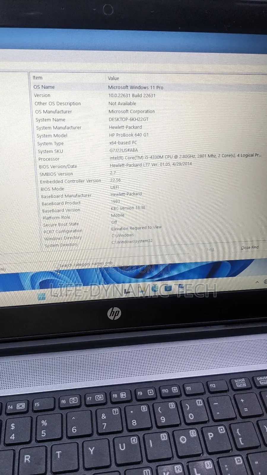 Laptop HP ProBook 640 G1 8GB Intel Core I5 HDD 500GB
