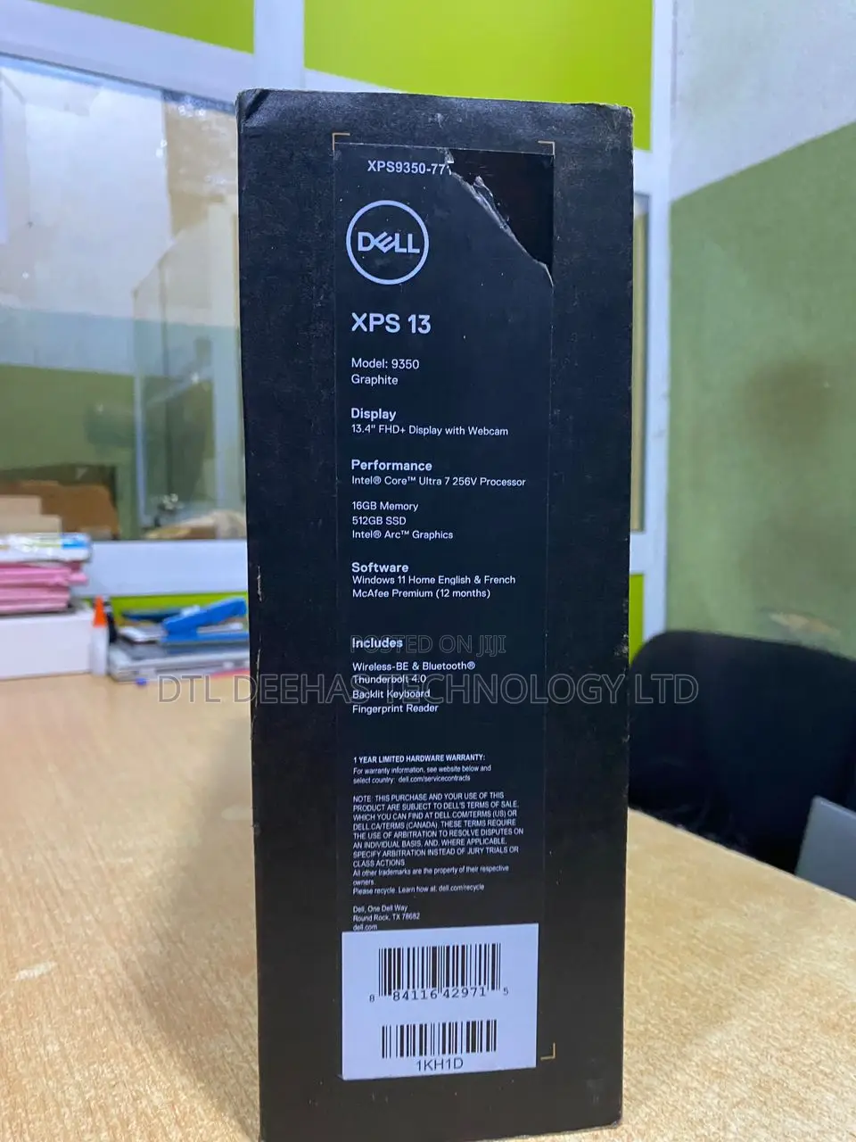 New Laptop Dell XPS 13 9350 16GB Intel Core Ultra 7 SSD 512GB