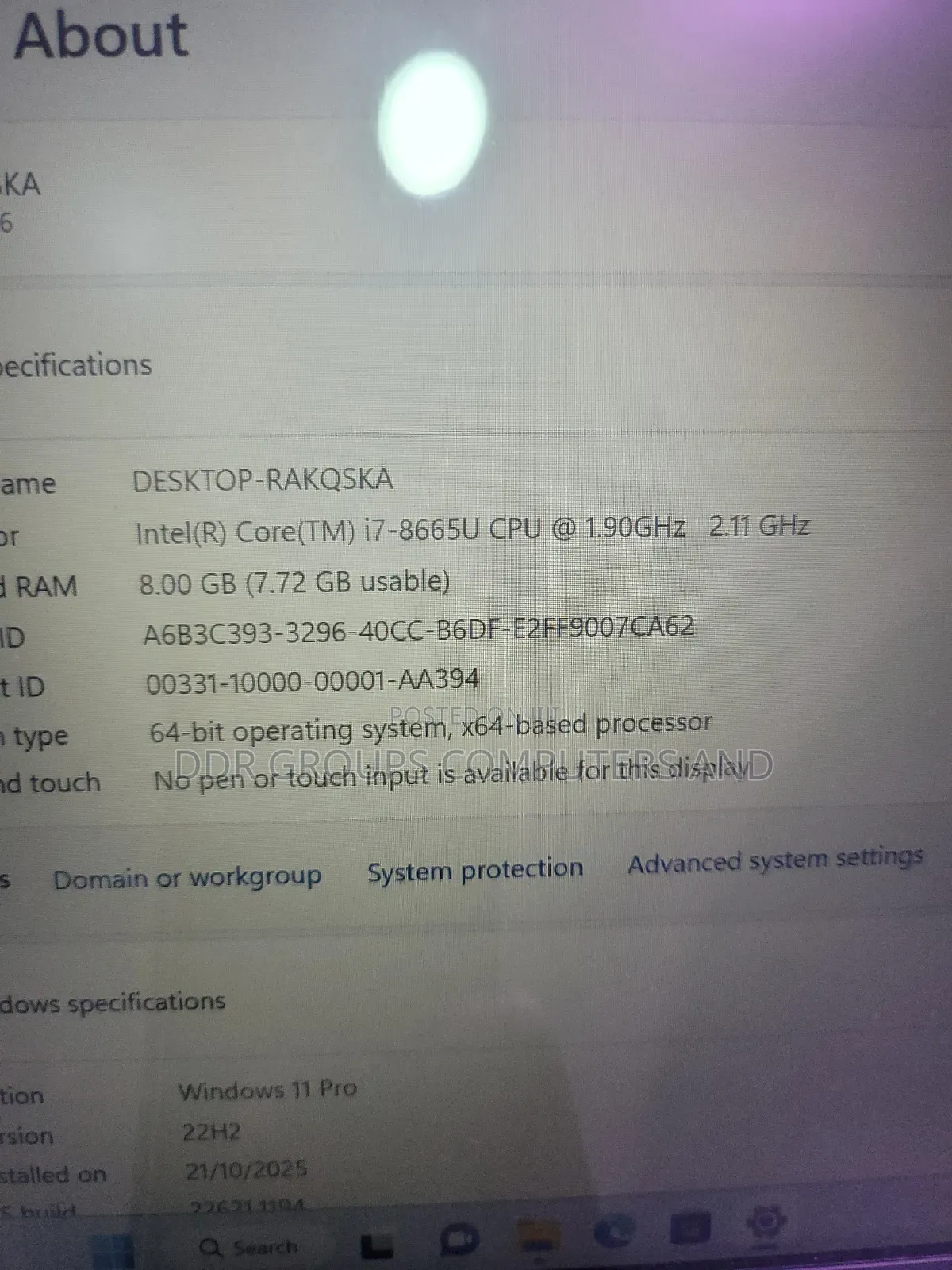 Laptop HP EliteBook 840 G5 8GB Intel Core i5 SSD 256GB