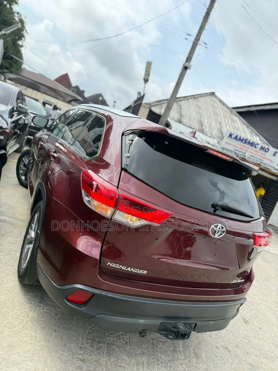 Toyota Highlander XLE 4dr SUV AWD (3.5L 6cyl 6A) 2015 Burgundy
