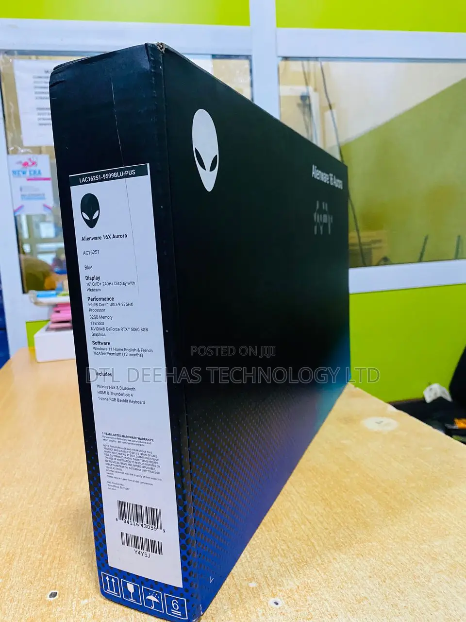 New Laptop Dell Alienware 16X Aurora 32GB Intel Core Ultra 9 SSD 1T