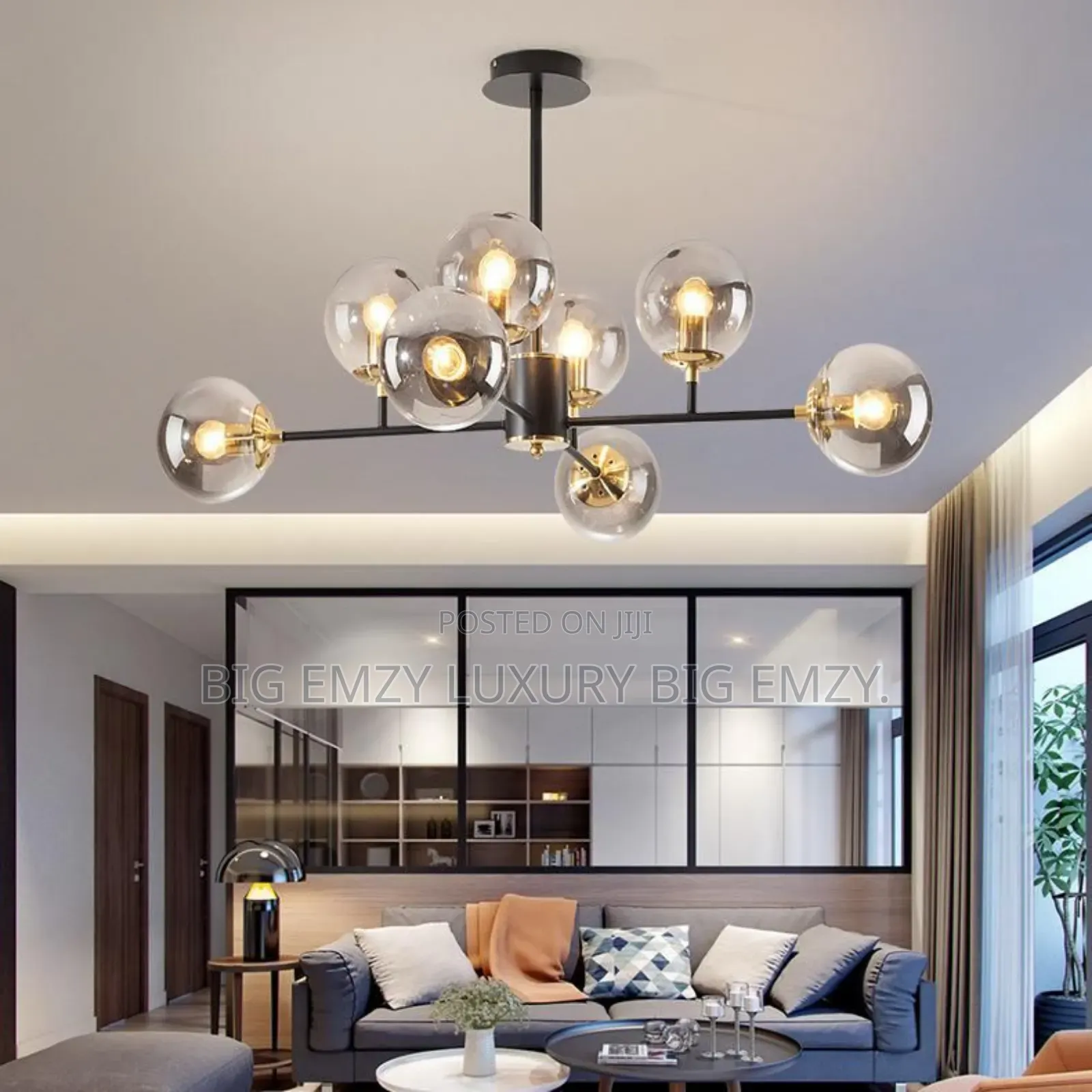 Nordic Chandelier or a Mid-Century Modern Sputnik Chandelier.