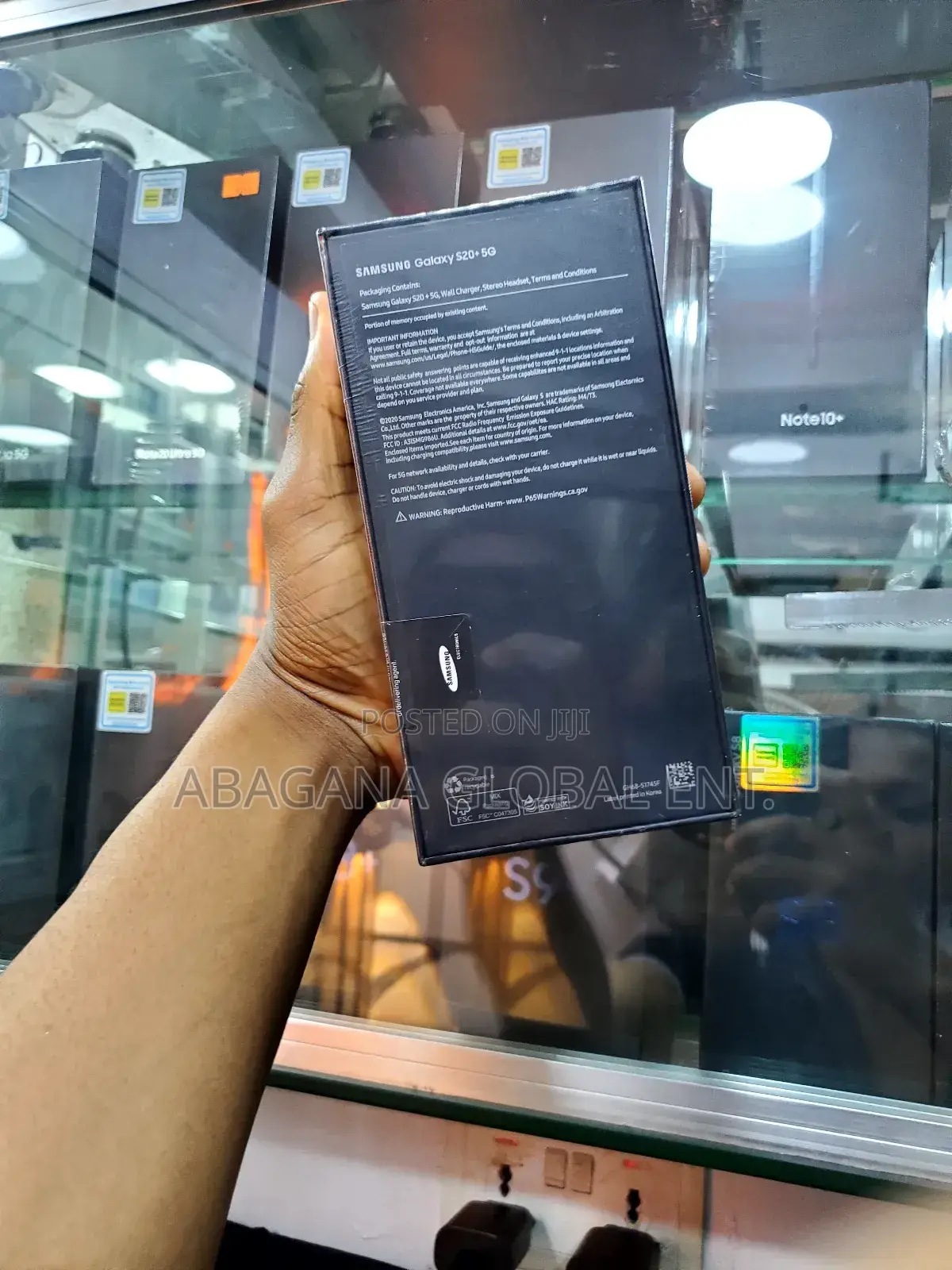 New Samsung Galaxy S20+ 5G 256 GB Black