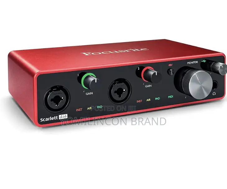 Focusrite Scarlett 4i4 4x4 Usb Audio Interfac