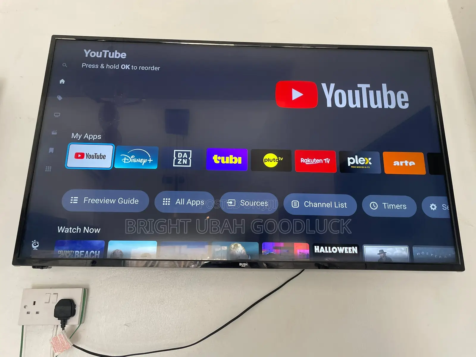 Bush 43 Inches Full Smart Tv With Free Netflix Acct Mirror Casting Ver