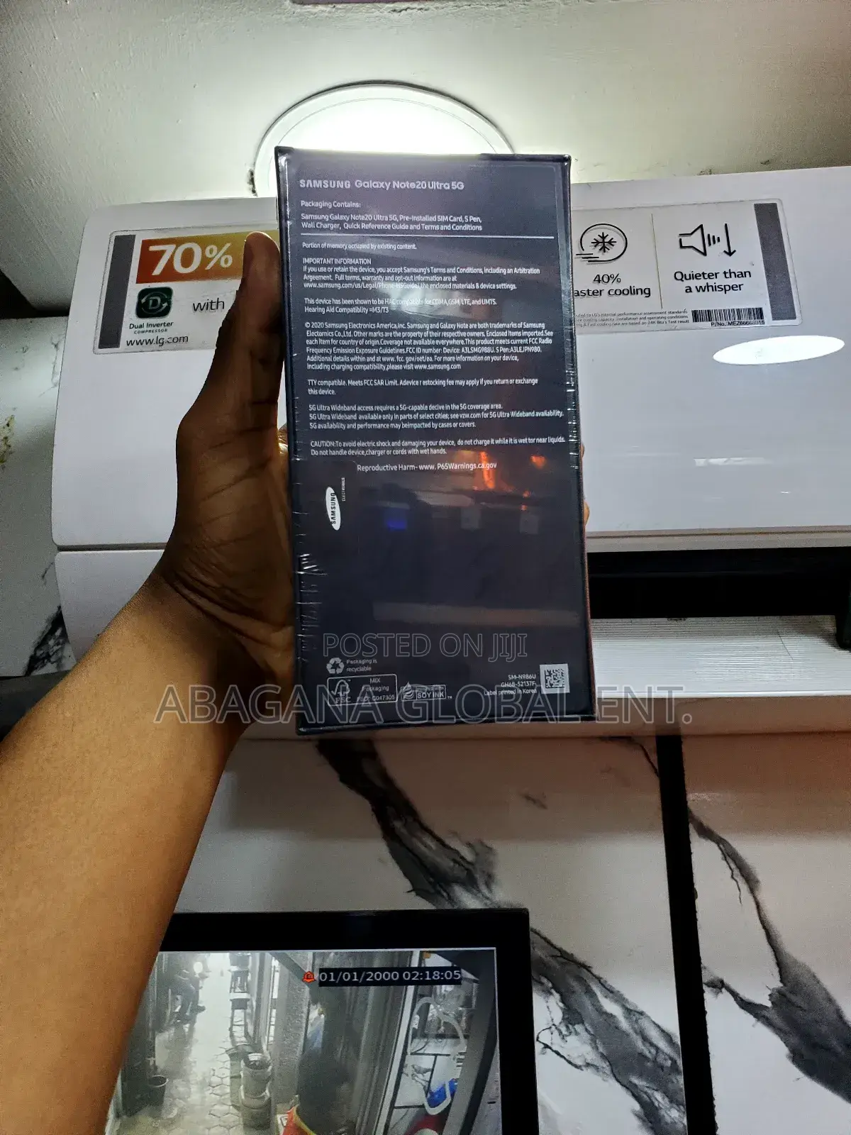 New Samsung Galaxy Note 20 Ultra 256 GB Black