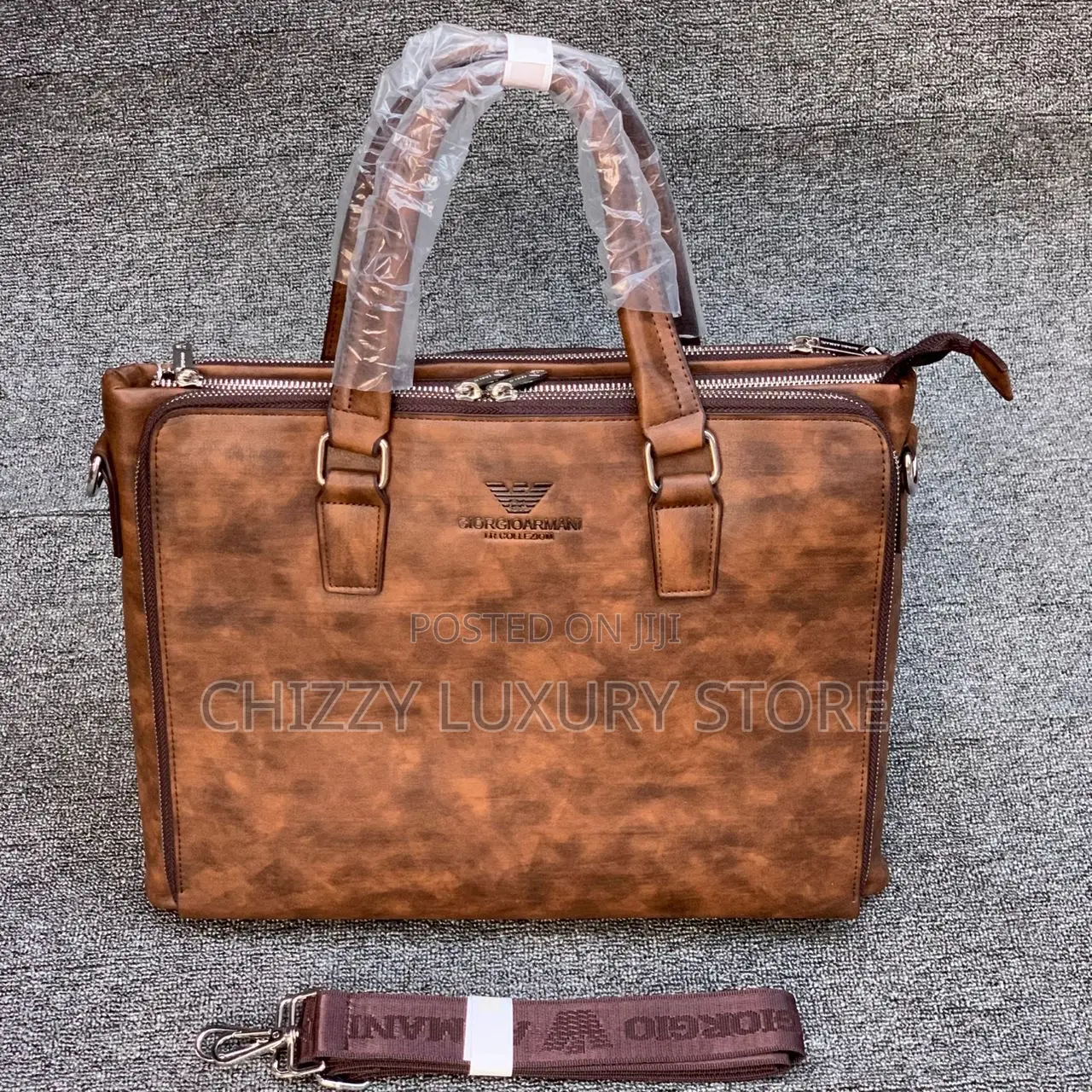 Kings Quality Luxury Men Genuine Leather Laptop Bag