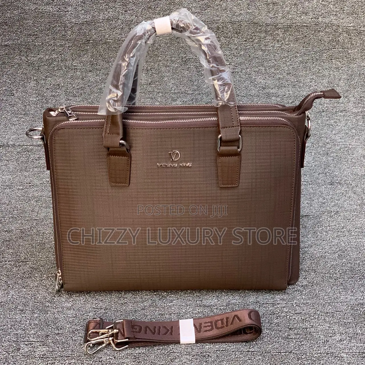Kings Quality Luxury Men Genuine Leather Laptop Bag