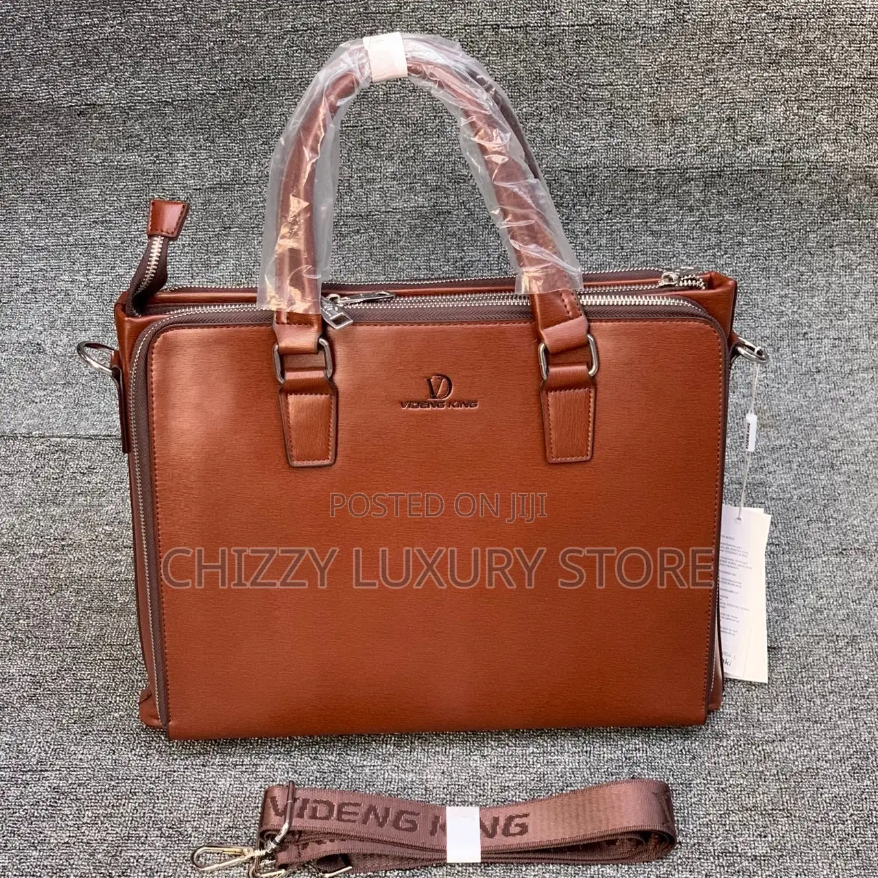 Kings Quality Luxury Men Genuine Leather Laptop Bag