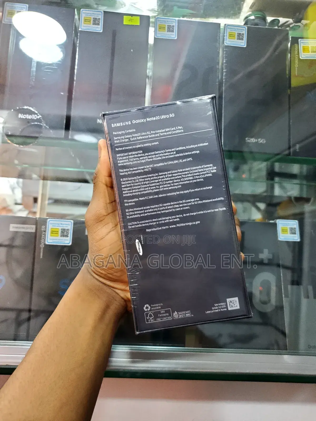 New Samsung Galaxy Note 20 Ultra 5G 256 GB Gold