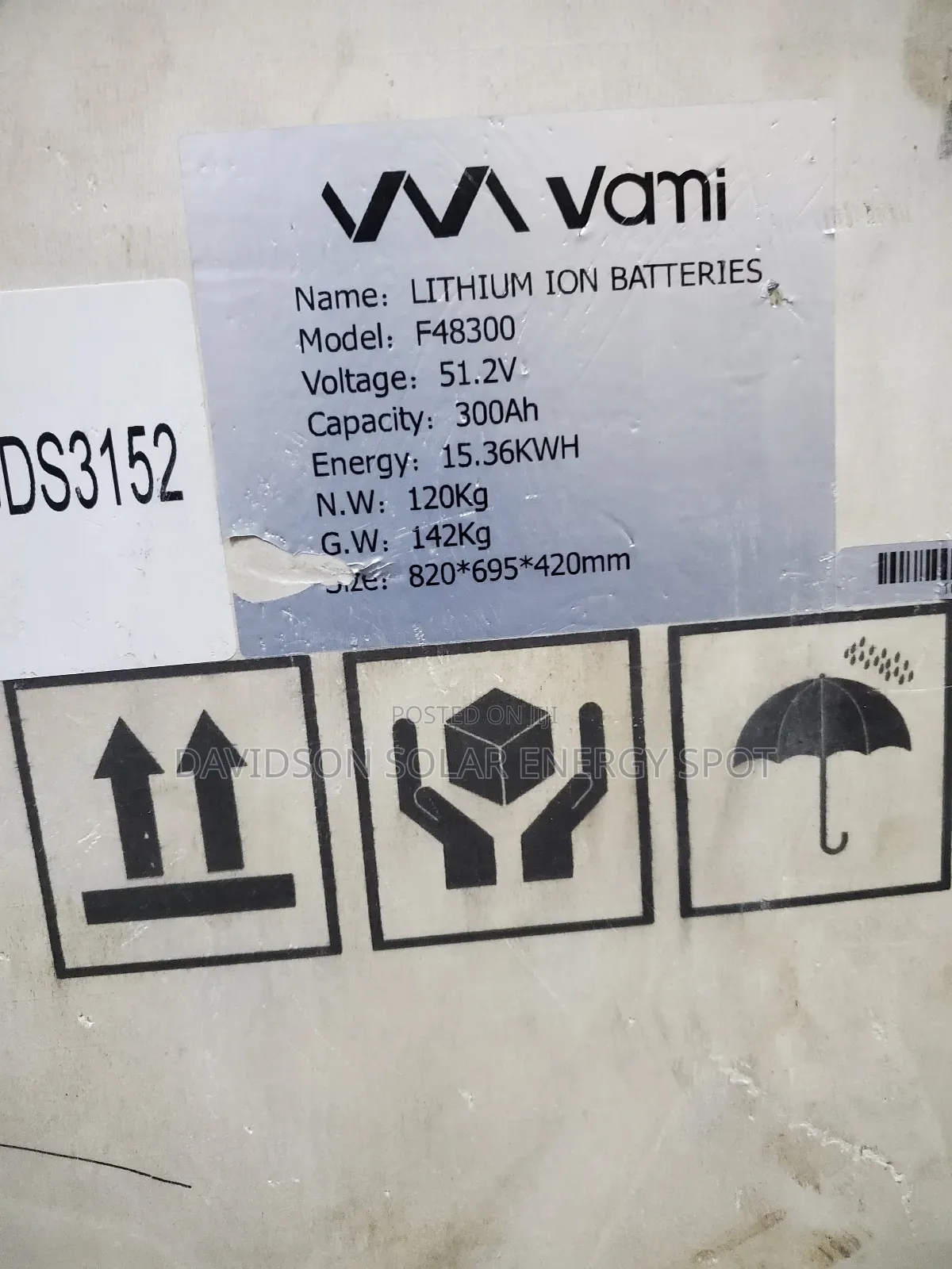 15kwh Vami Solar Lithium Ion Batteries