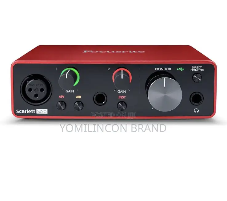 Focusrite Scarlett Solo 3rd Gen Usb Audio Interface