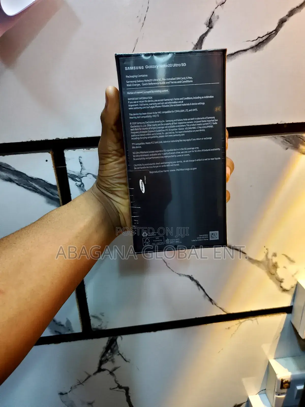 New Samsung Galaxy Note 20 Ultra 5G 128 GB Black