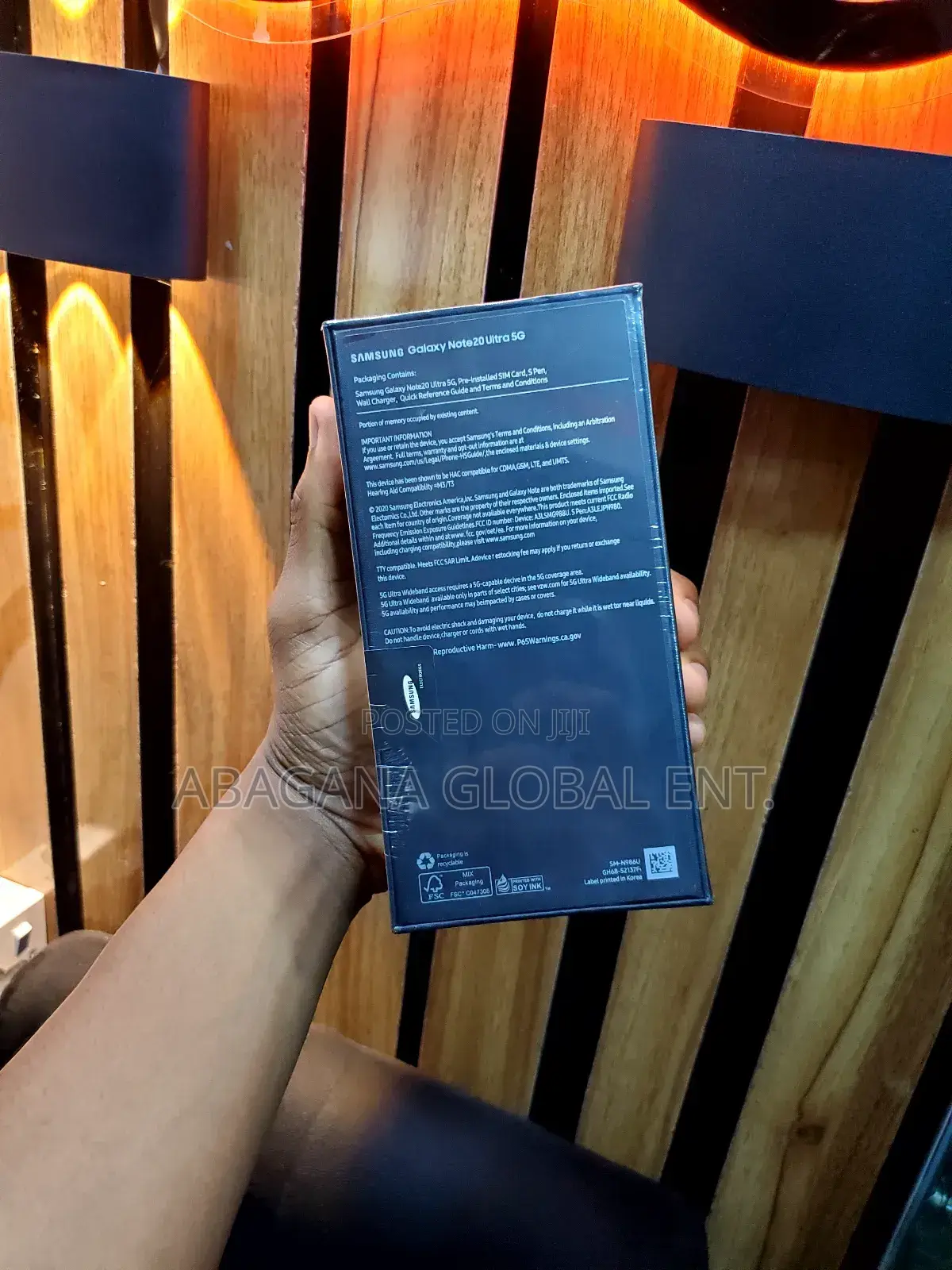 New Samsung Galaxy Note 20 Ultra 5G 512 GB Gold
