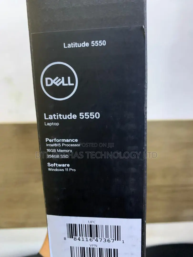 New Laptop Dell Latitude 5550 16GB Intel SSD 256GB