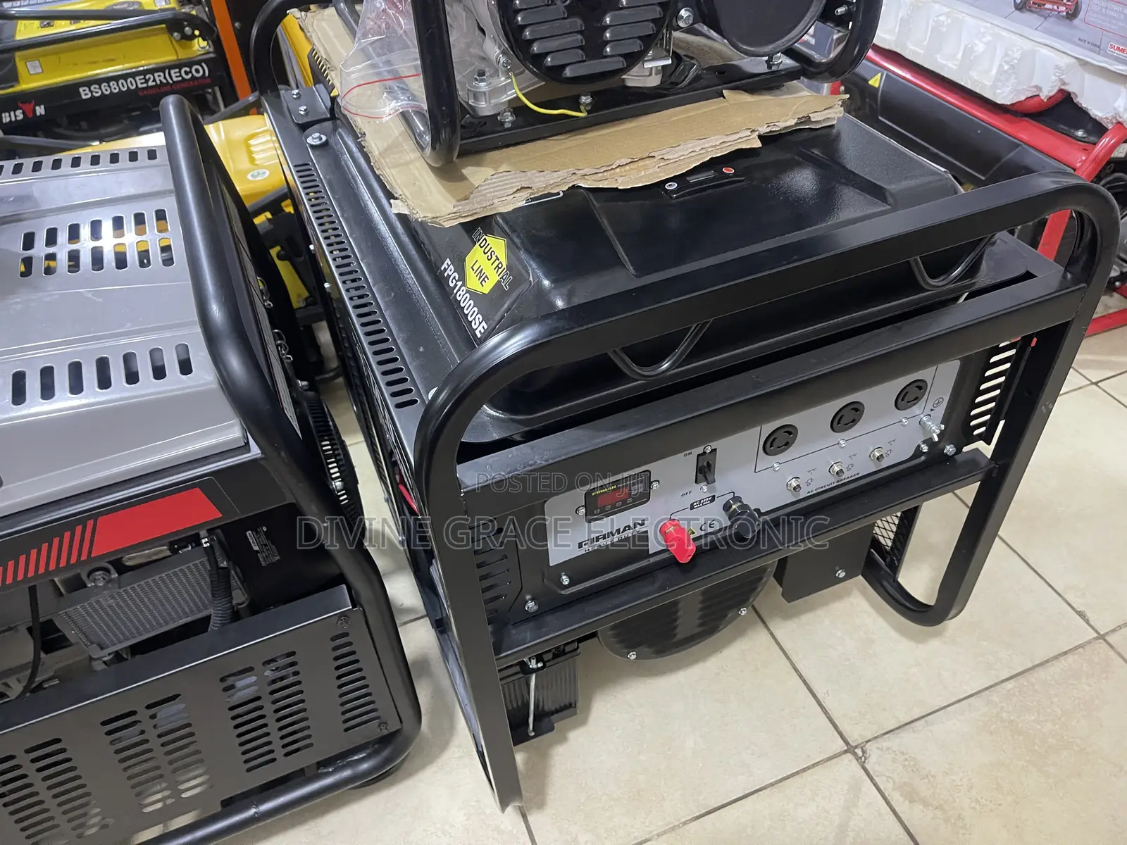 15kva Heavy Duty Firman Double Cylinder Petrol Generator HDF