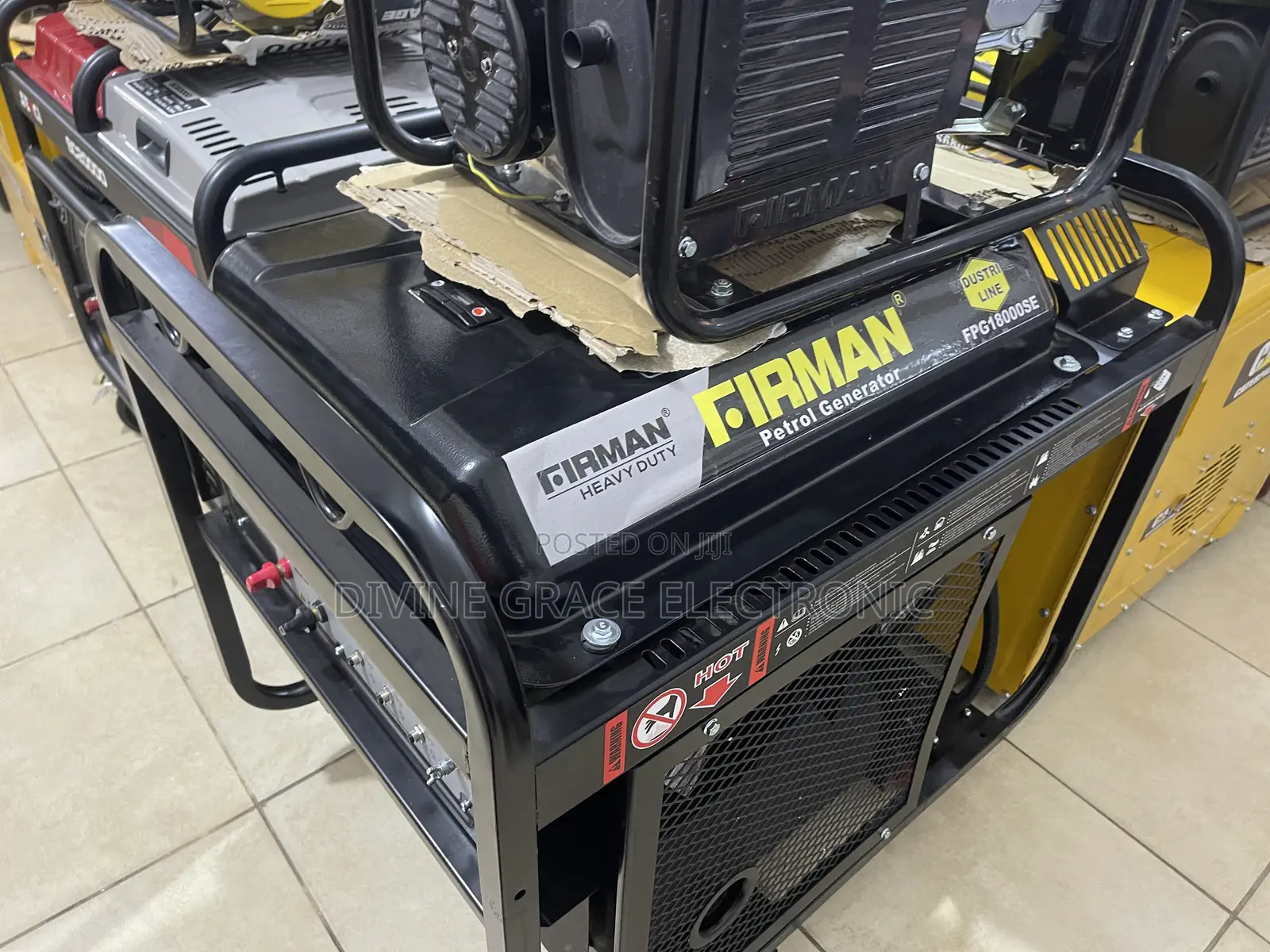 15kva Heavy Duty Firman Double Cylinder Petrol Generator HDF