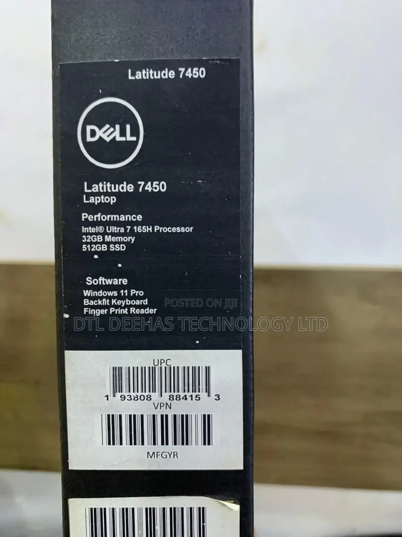 New Laptop Dell Latitude 7450 32GB Intel Core Ultra 7 SSD 512GB