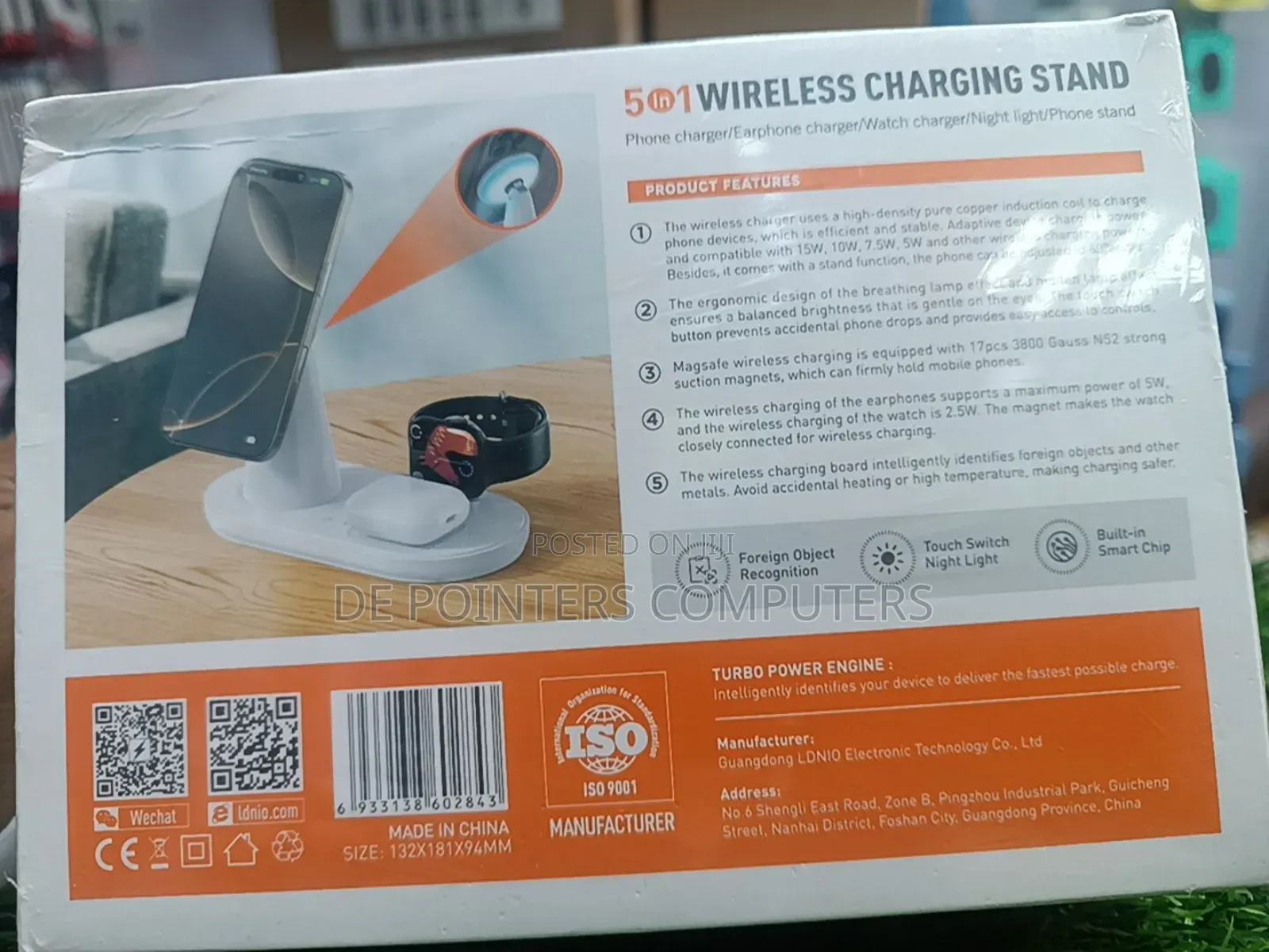 Ldnio 5 in 1 Wireless Charging Stand