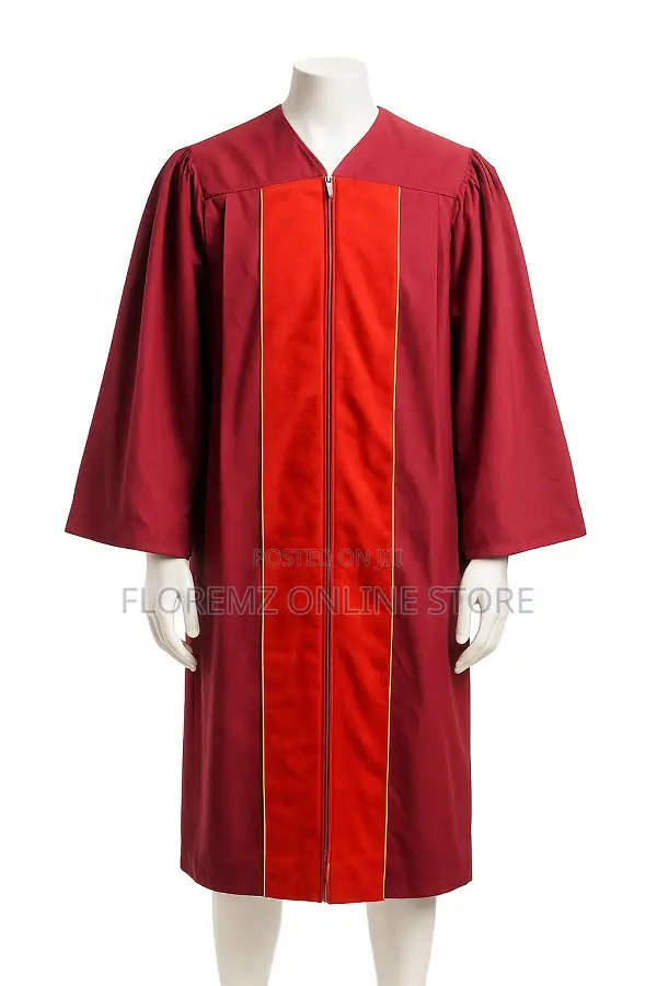 Maroon Majesty Choir Robe for Christmas Rental