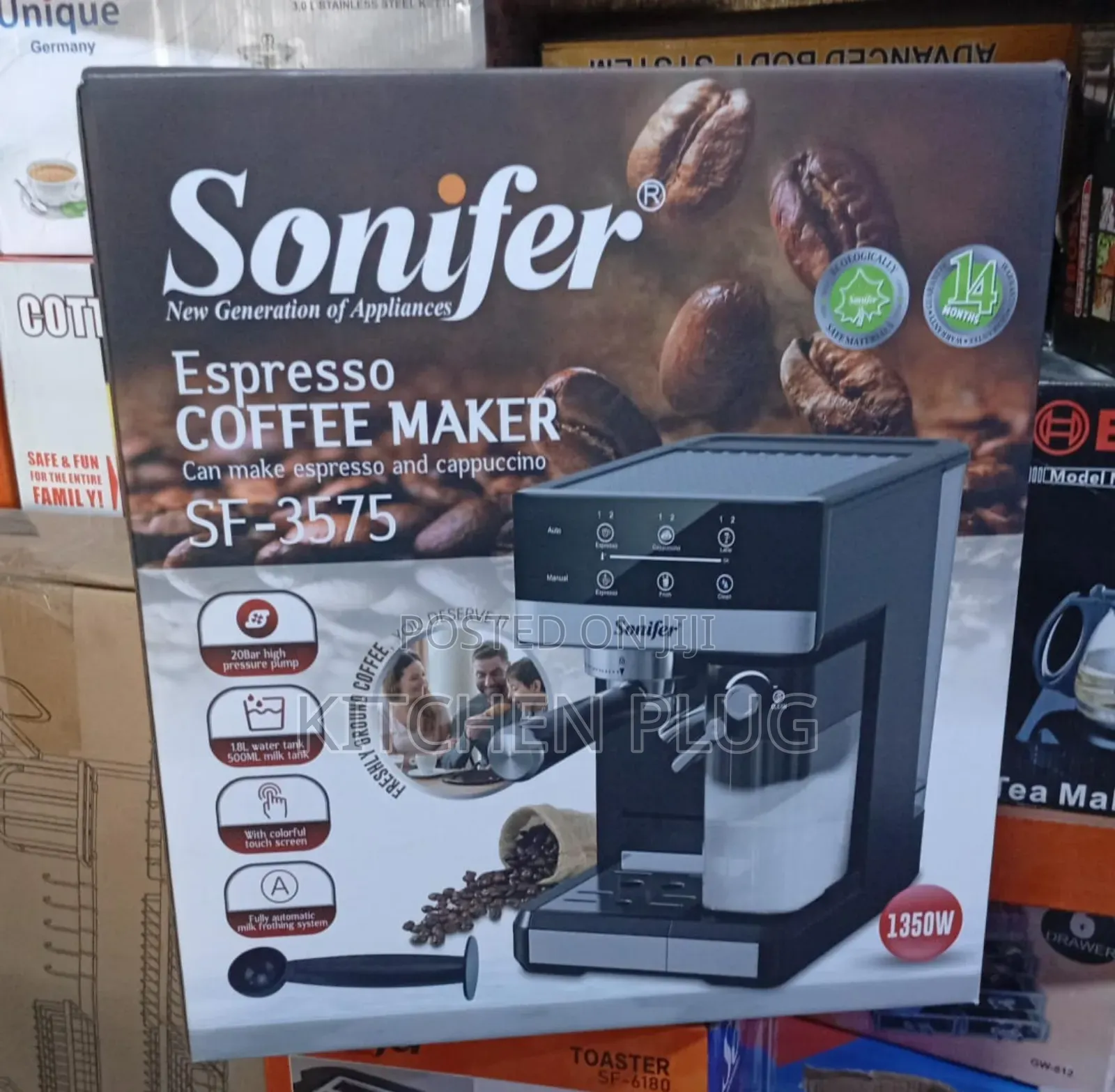 This Is a Sonifer Sf-3575 Espresso Coffee Maker.