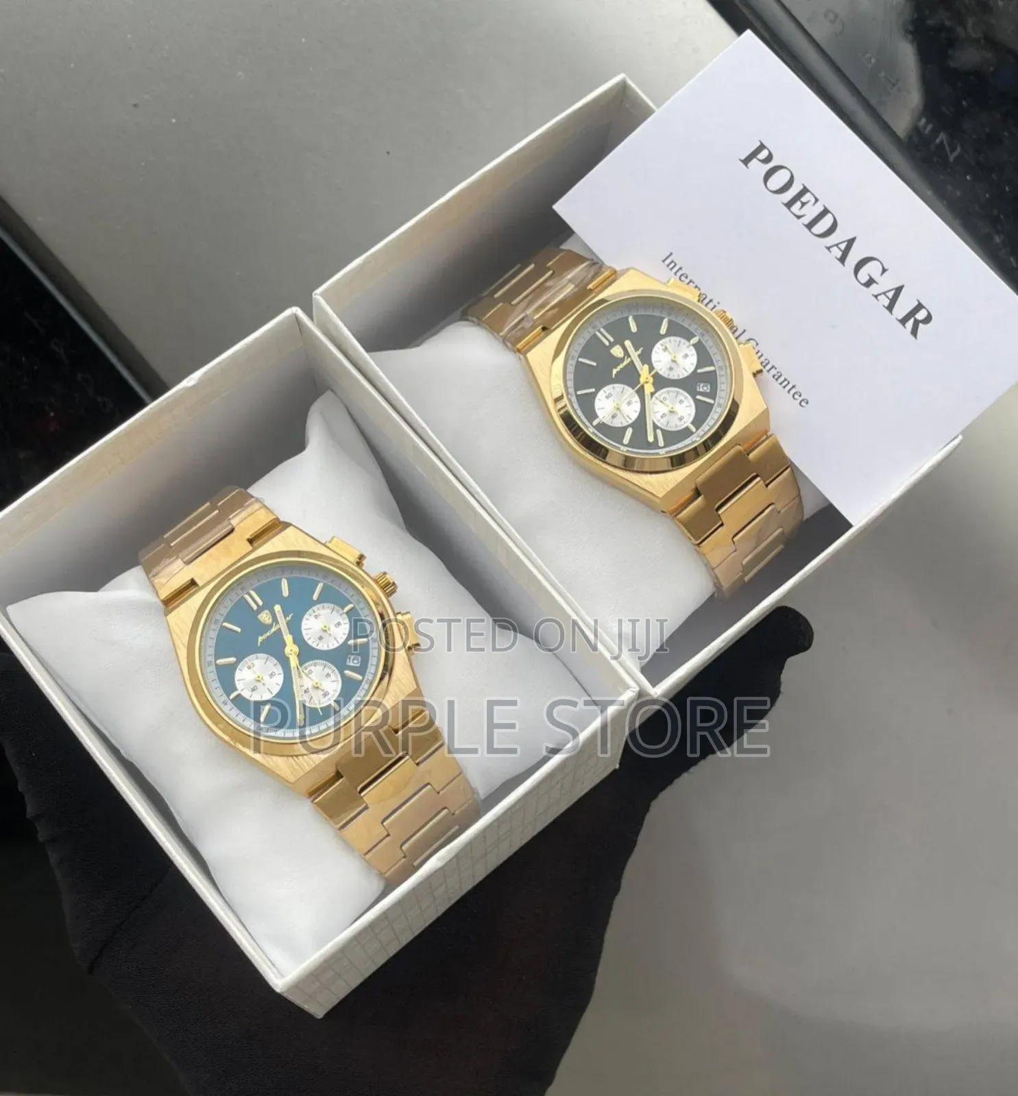 Poedagar Chronograph . Steel-Watch-for-Men 