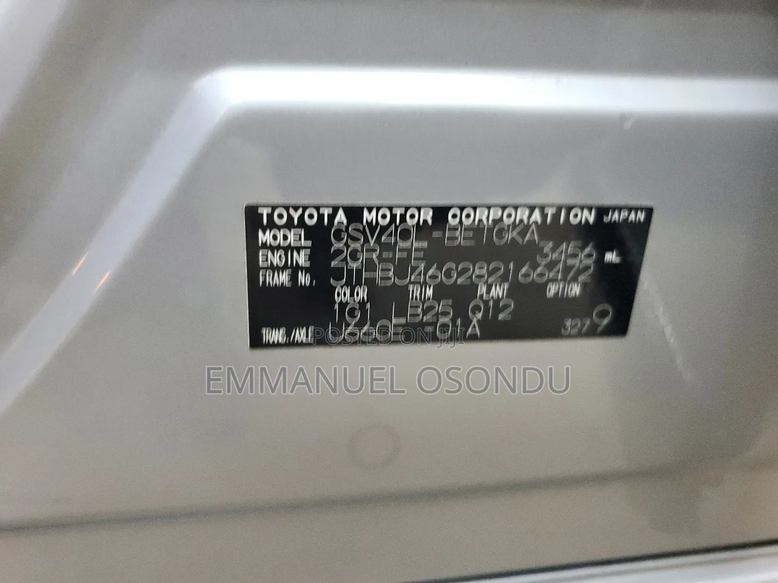 Lexus ES 350 2008 Silver
