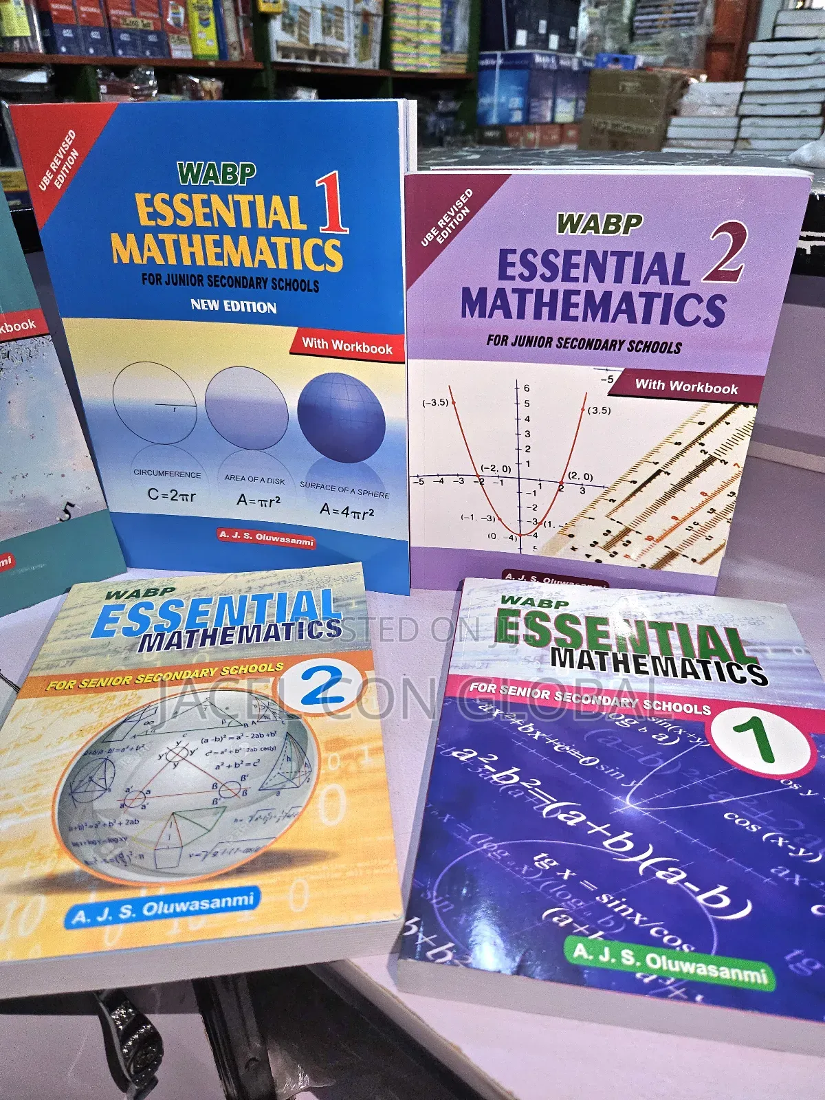 Wapb Essential Maths Textbook for Jss1 - Ss3
