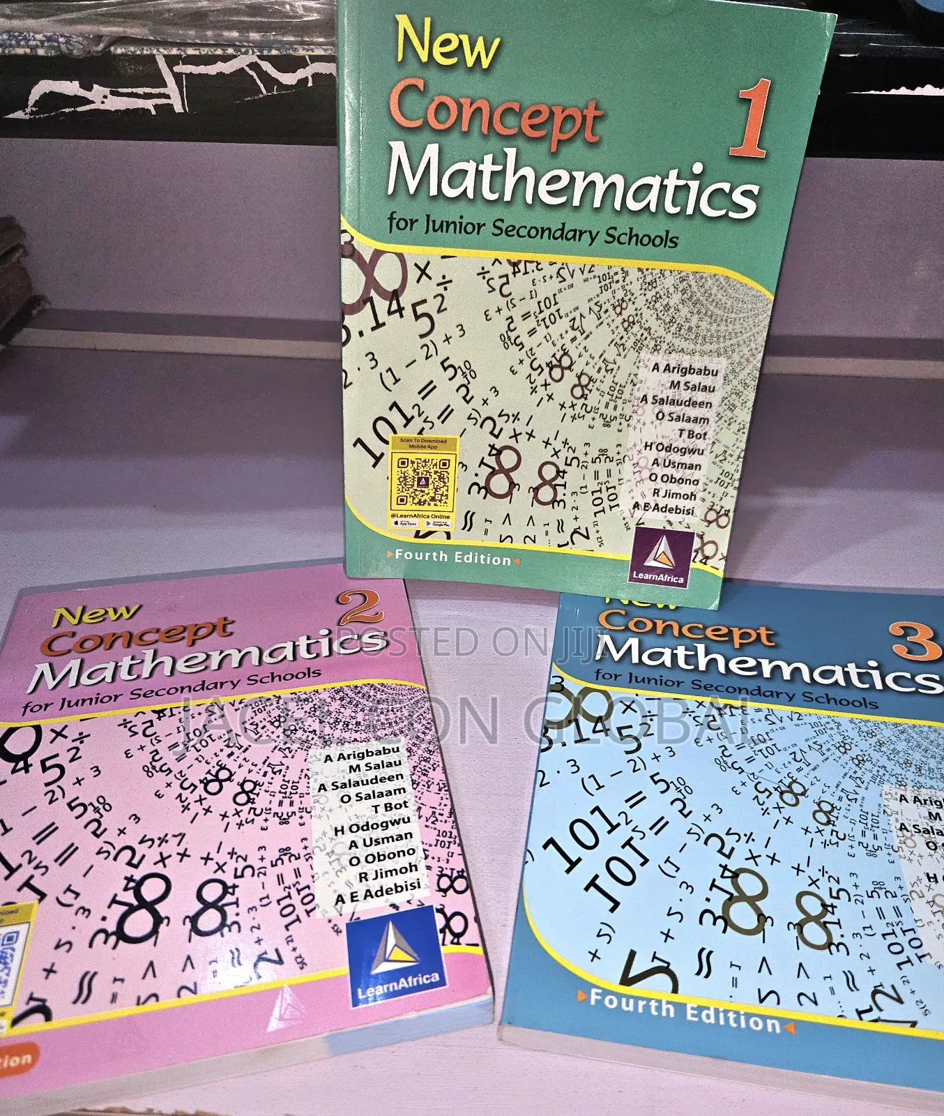 New Concept Maths Textbooks for Jss1 to Ss3