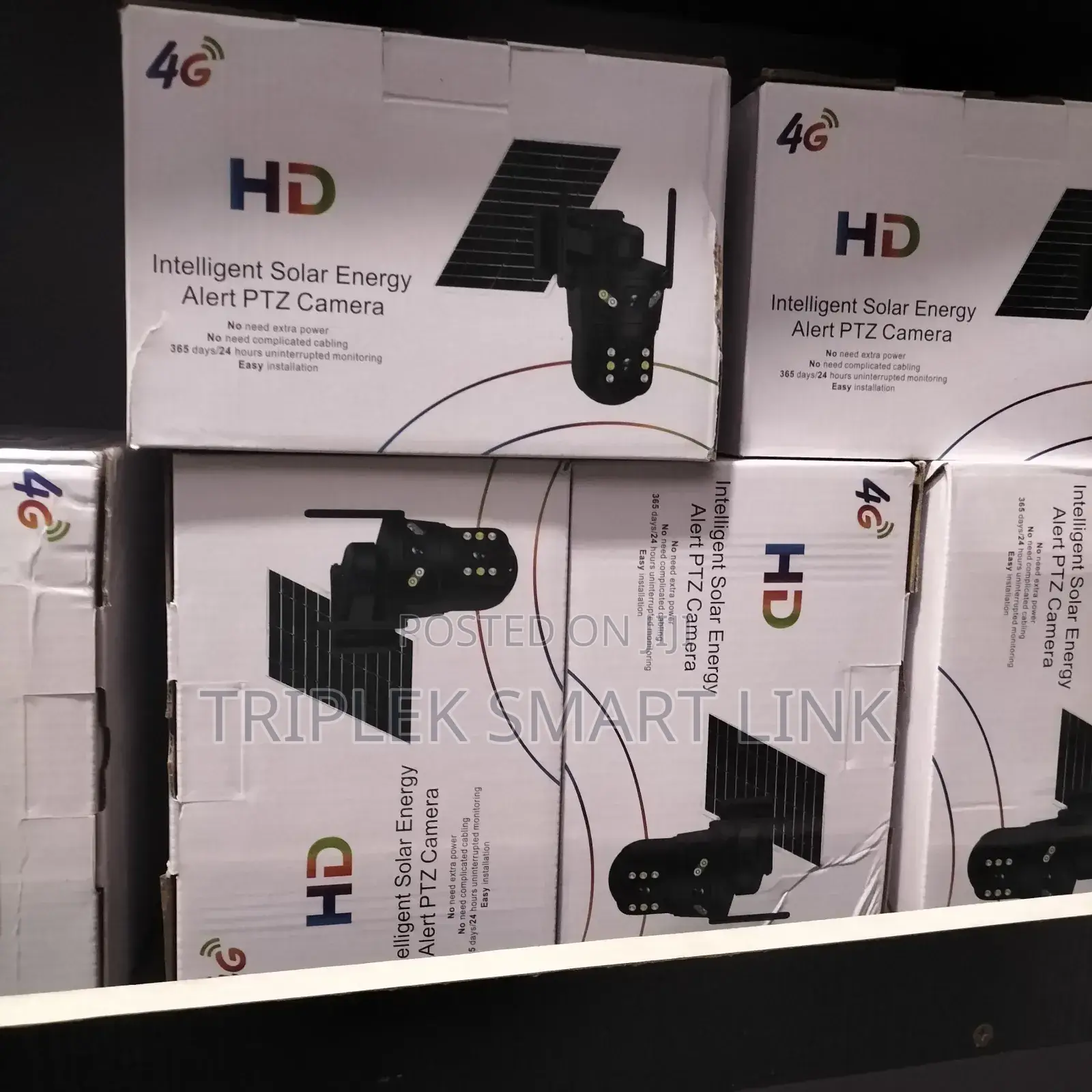 Dual Lens PTZ 8mp Solar Powered Hd V388 App Camera