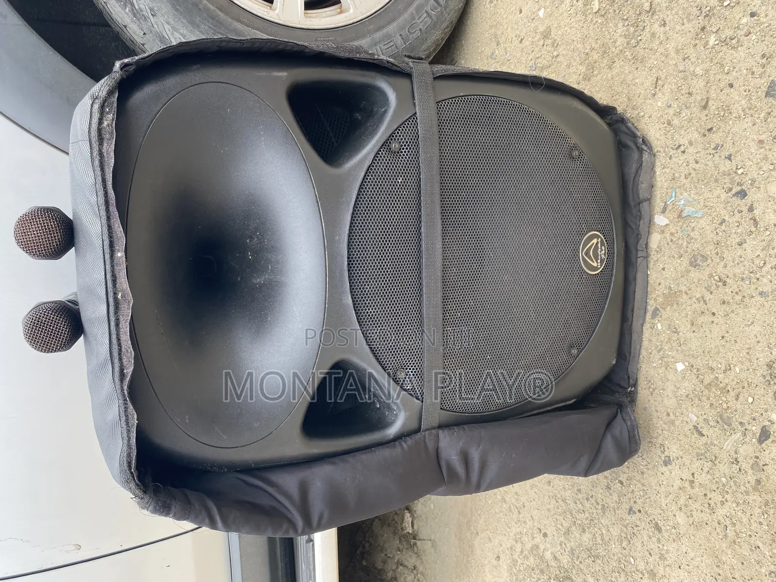 Powered Speakers With Wireless Microphones for Sell