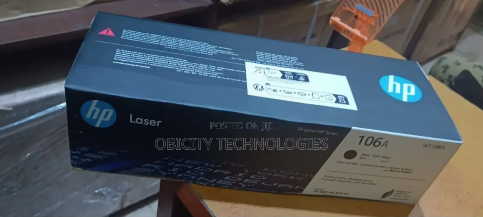 Hp 106a Black Original Laser Toner Cartridge (W1106a)