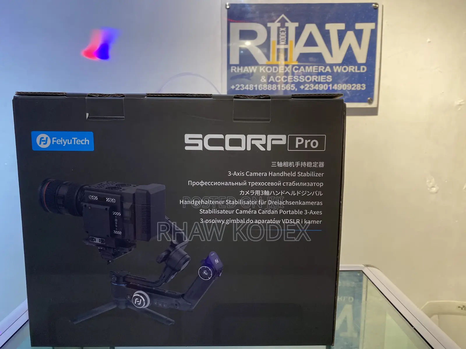 Feiyutech Scorp Pro Gimbal For Heavy Duty Cameras