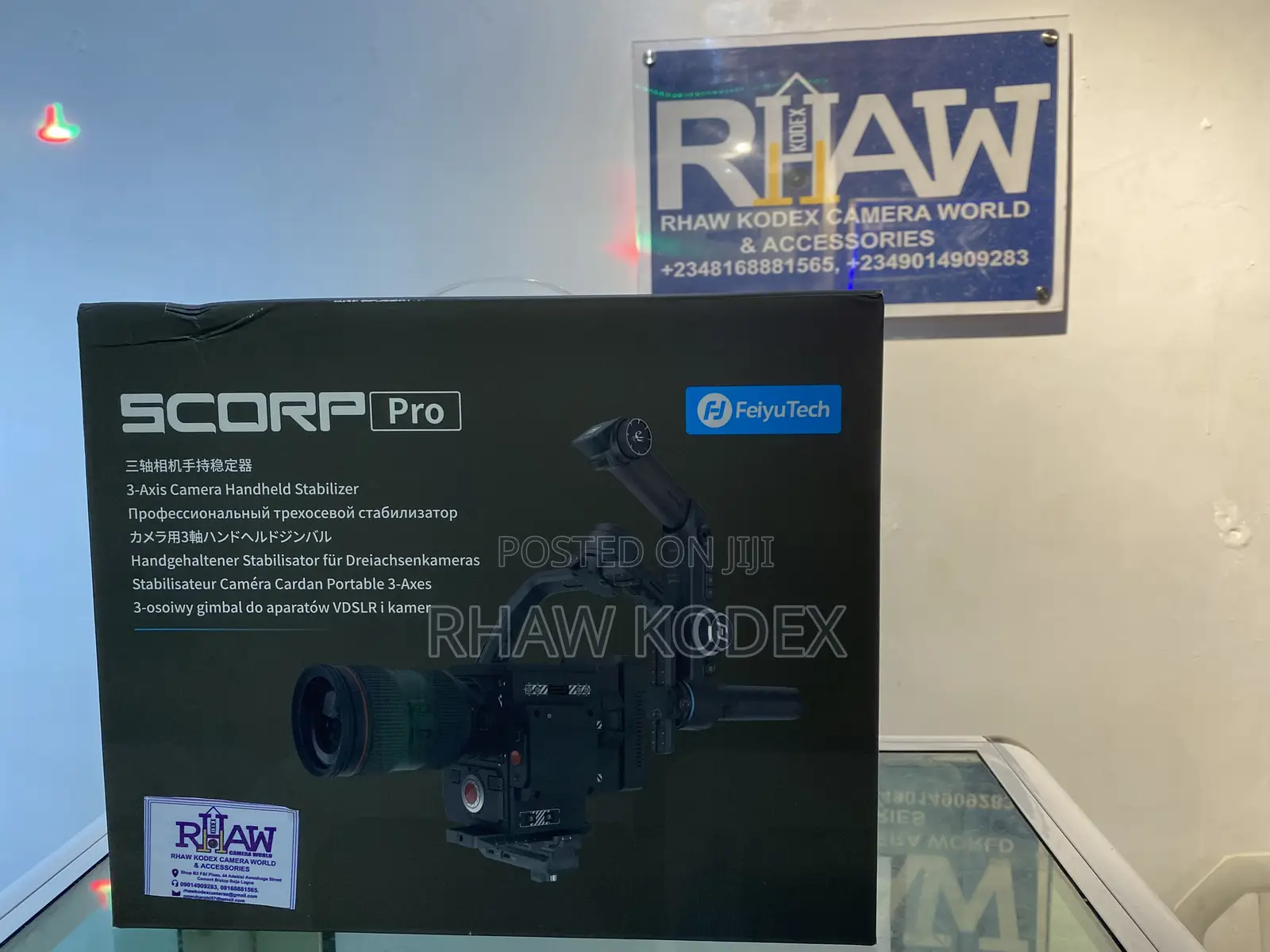 Feiyutech Scorp Pro Gimbal For Heavy Duty Cameras