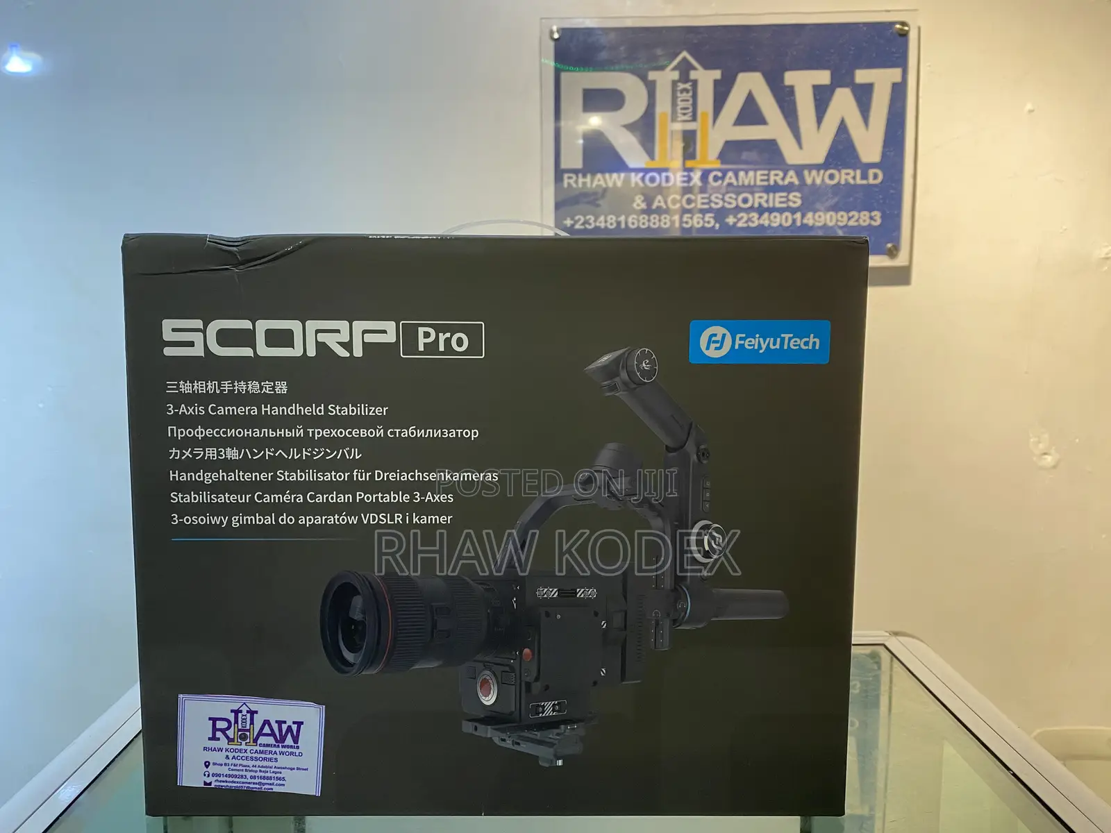 Feiyutech Scorp Pro Gimbal For Heavy Duty Cameras