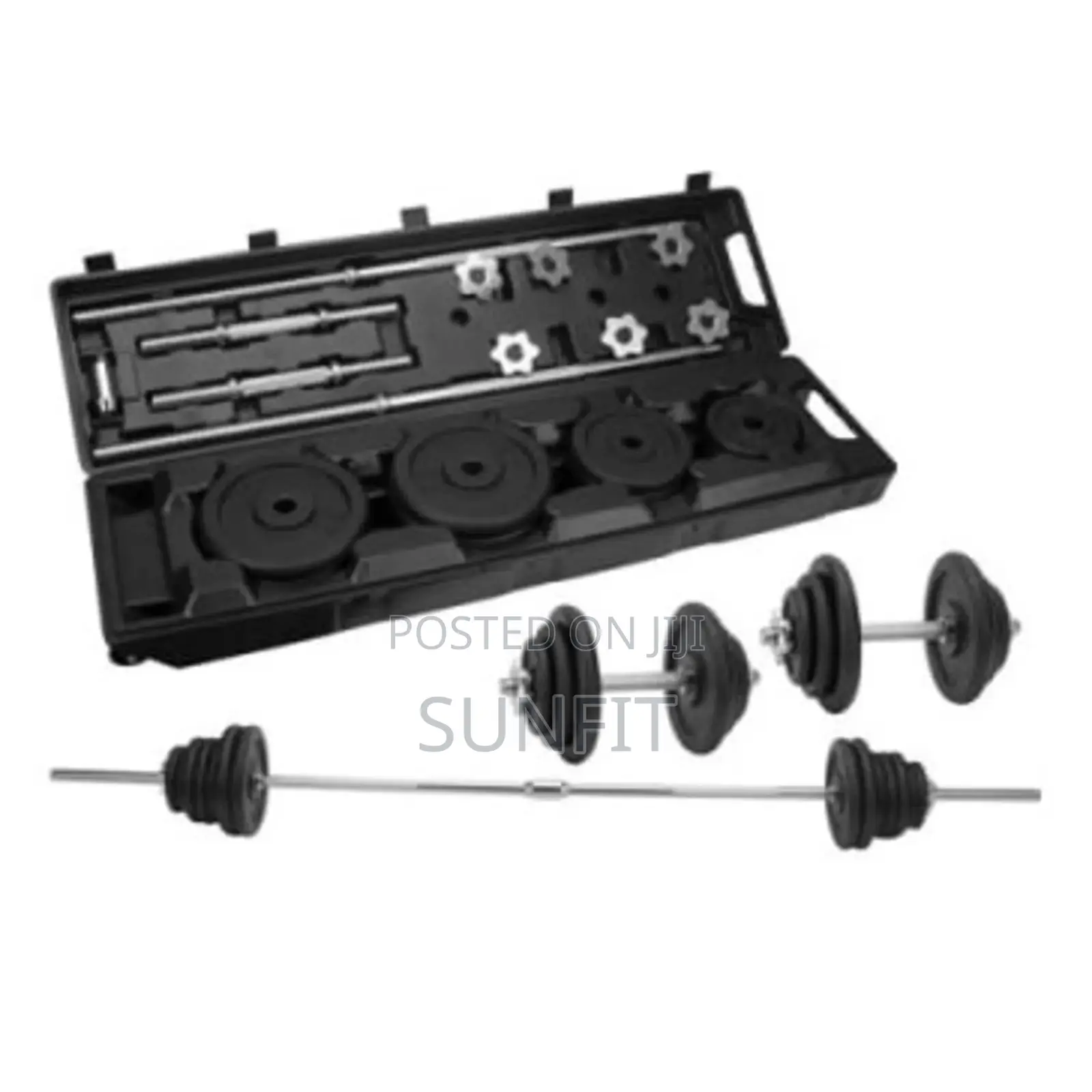 50kg Adjustable Barbell Dumbbell Set