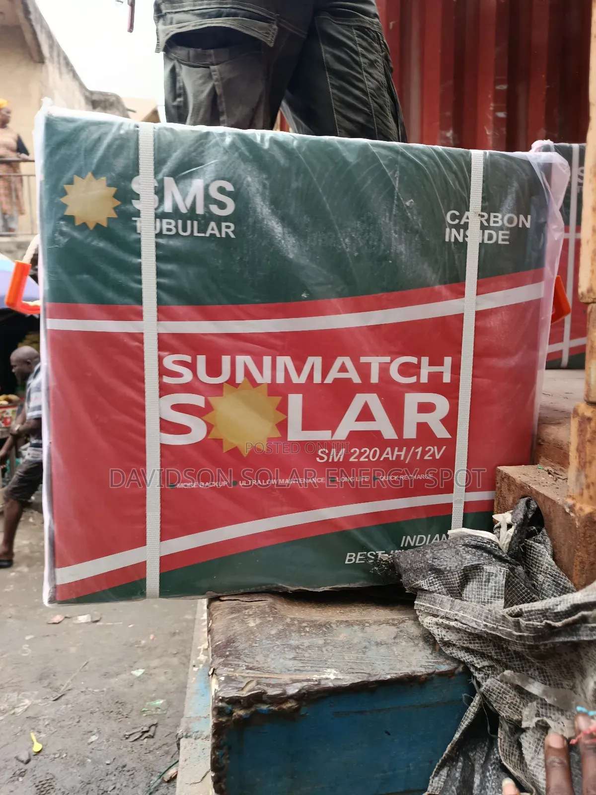 220arh SMS Solar Tubular Battery