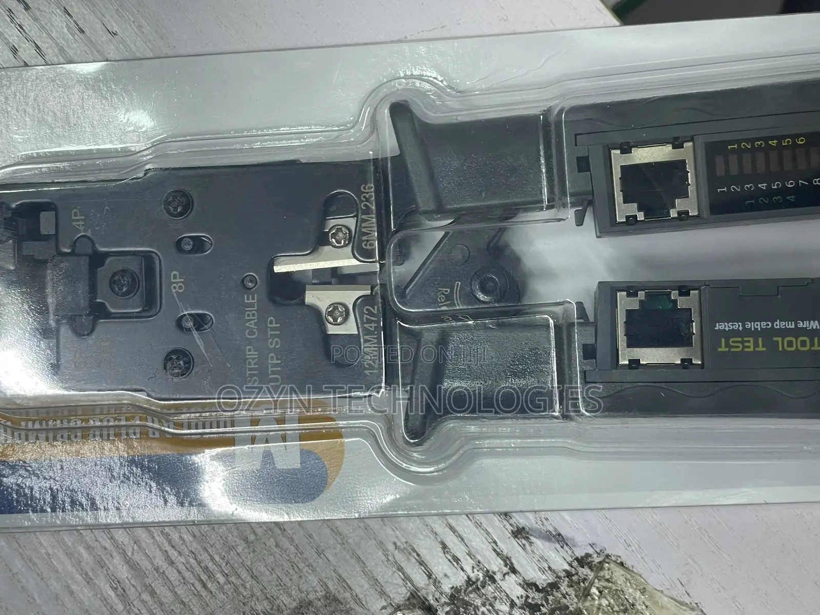 Rj45 Crimping Tool With Lan Tester