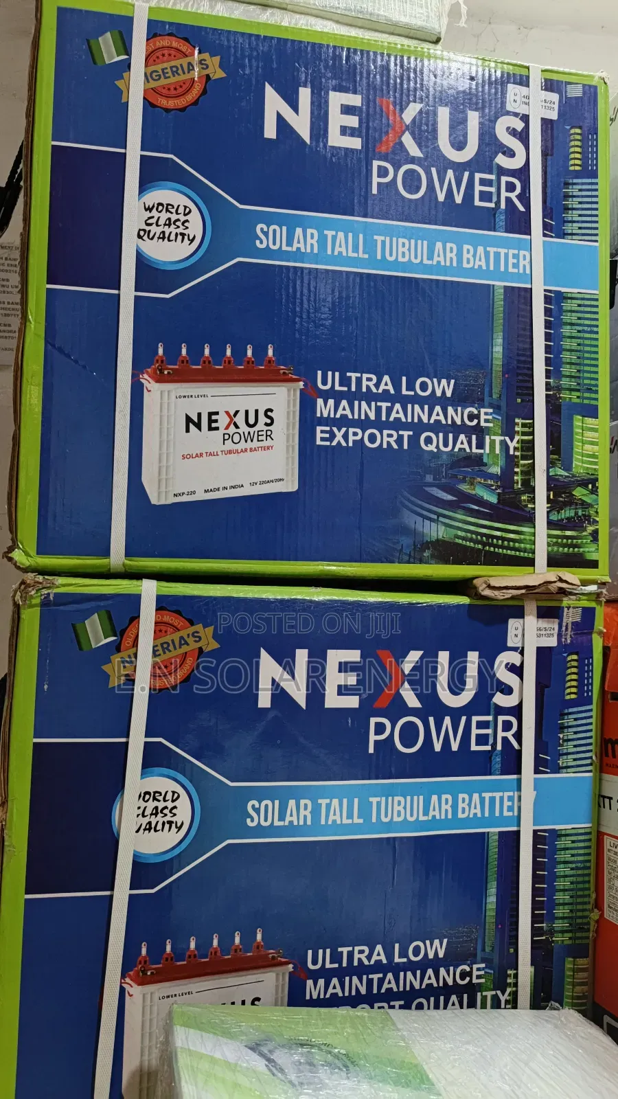 220a Nexus Tall Tubular Battery Available